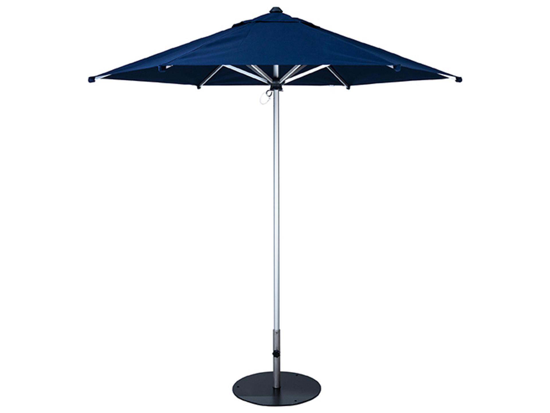 Sombra Auminum 9 Foot Hexagon Manual Lift Umbrella