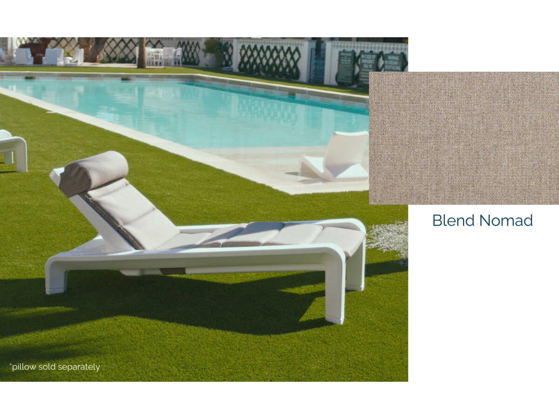 Deck Bend Nomad Chaise Sunbrella Cushion