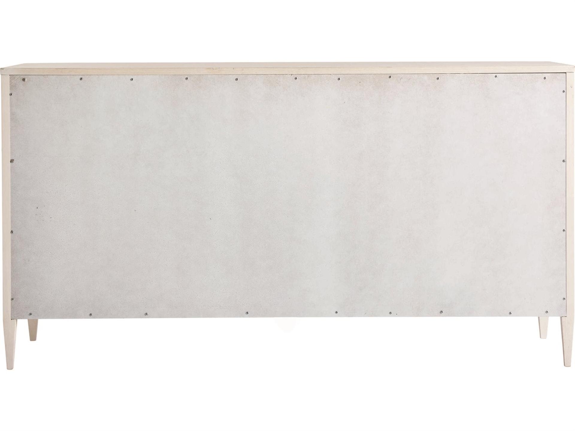 Universal Furniture Miranda Kerr Chelsea 6-Drawers White Solid Wood Double Dresser