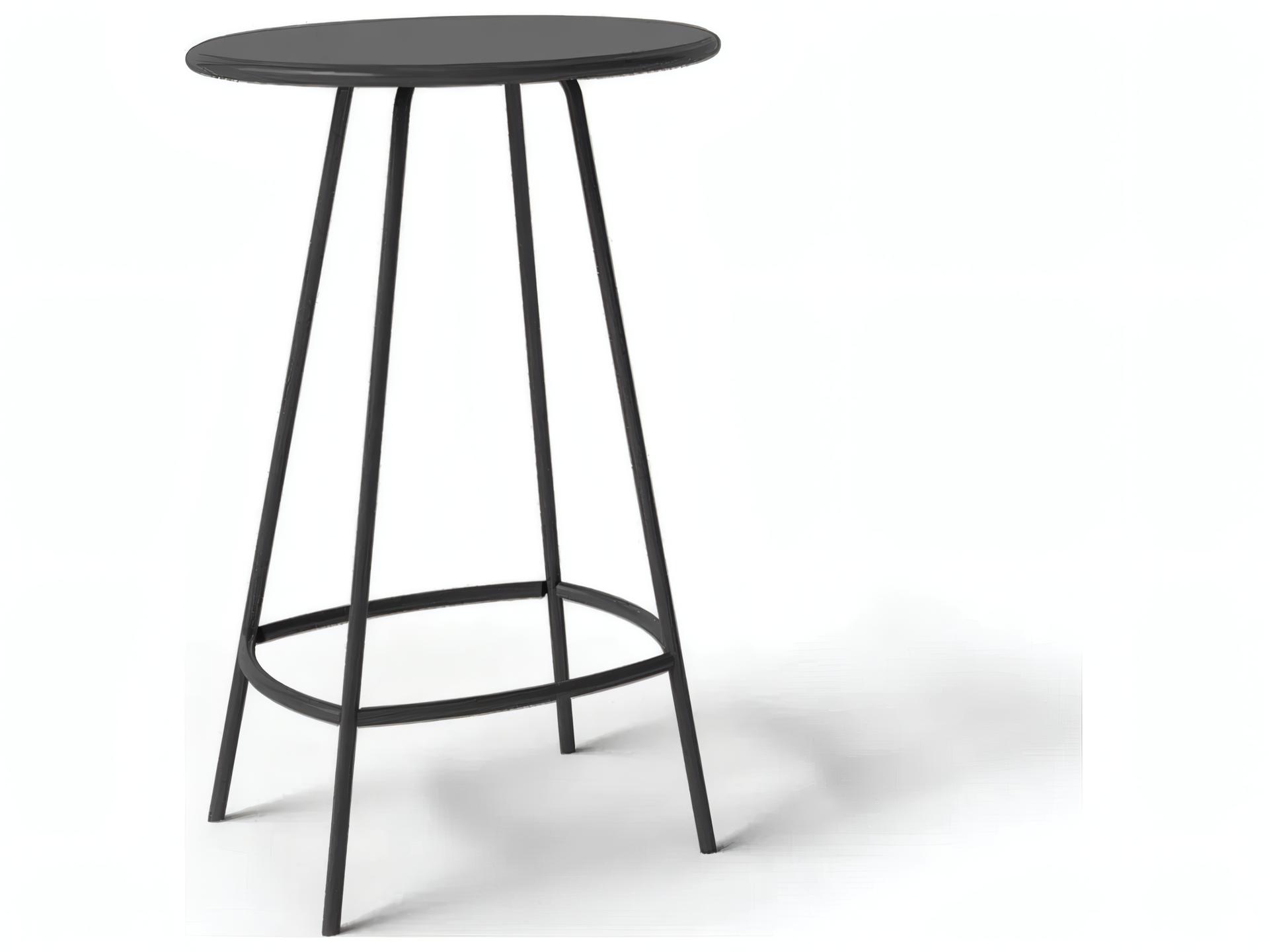 Coco Round high table in steel