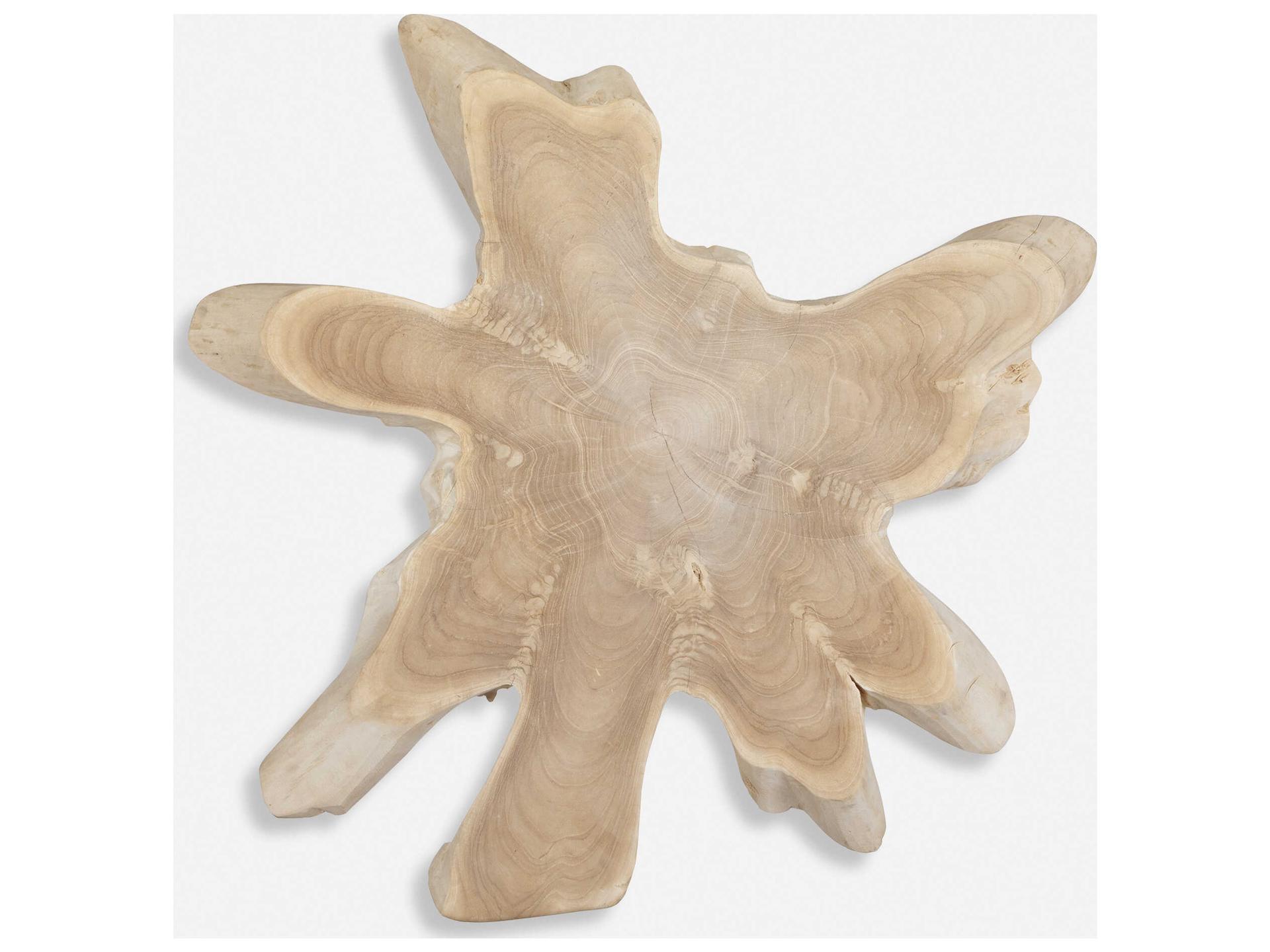 Terrains Natural Wood Wall Decor Bleached Blonde Finish