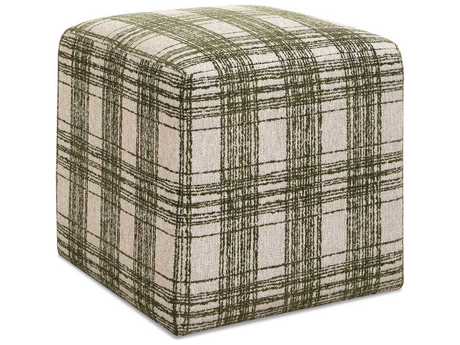 Uttermost Joie Green Upholstered Ottoman