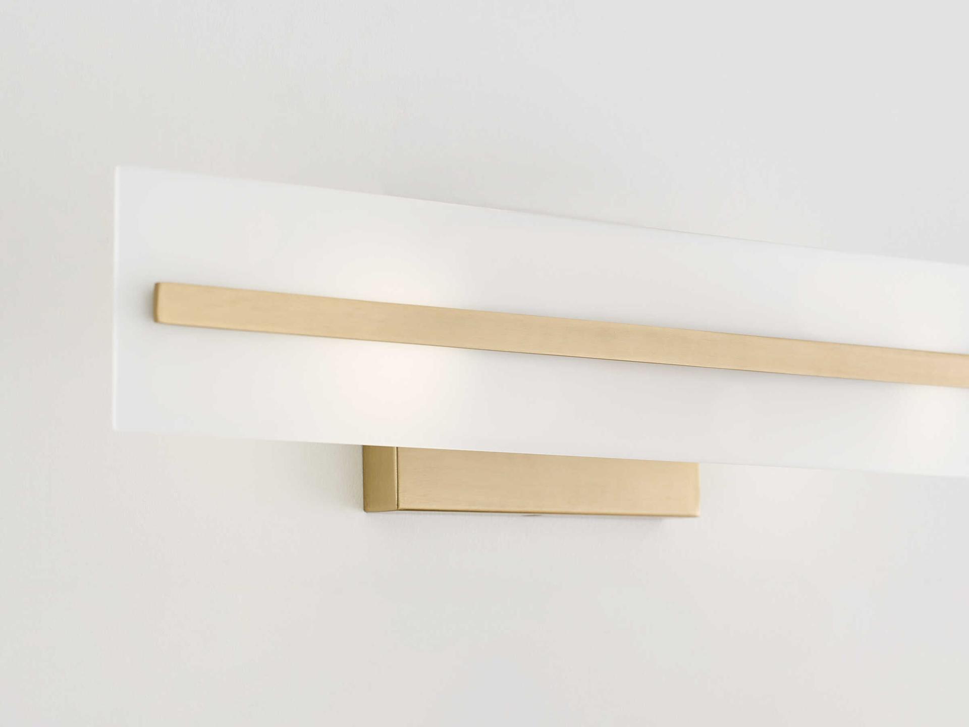 Visual Comfort Studio Dex 2-Light Satin Brass Vanity Light