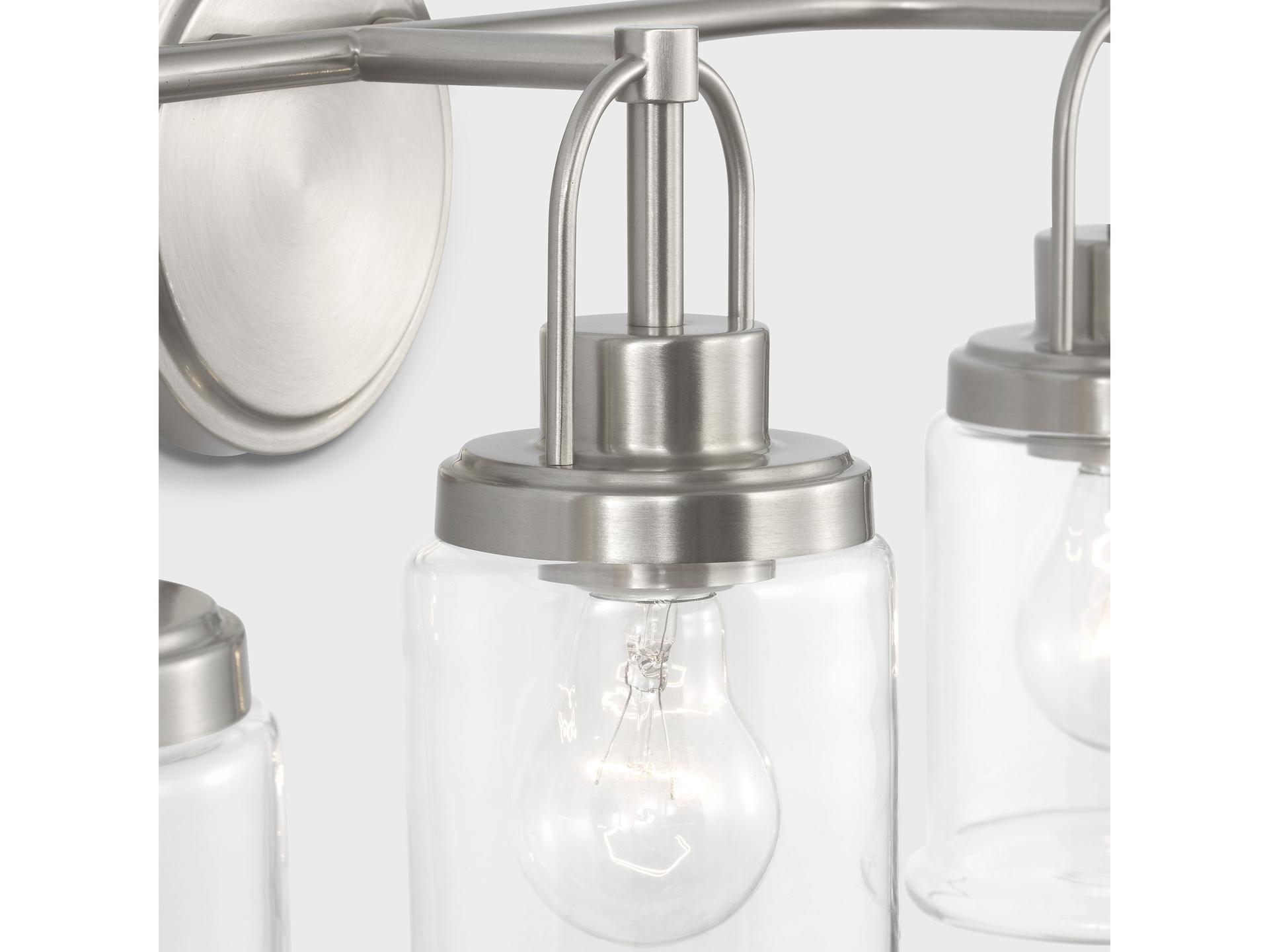 Visual Comfort Studio Anders 3-Light Brushed Nickel Vanity Light