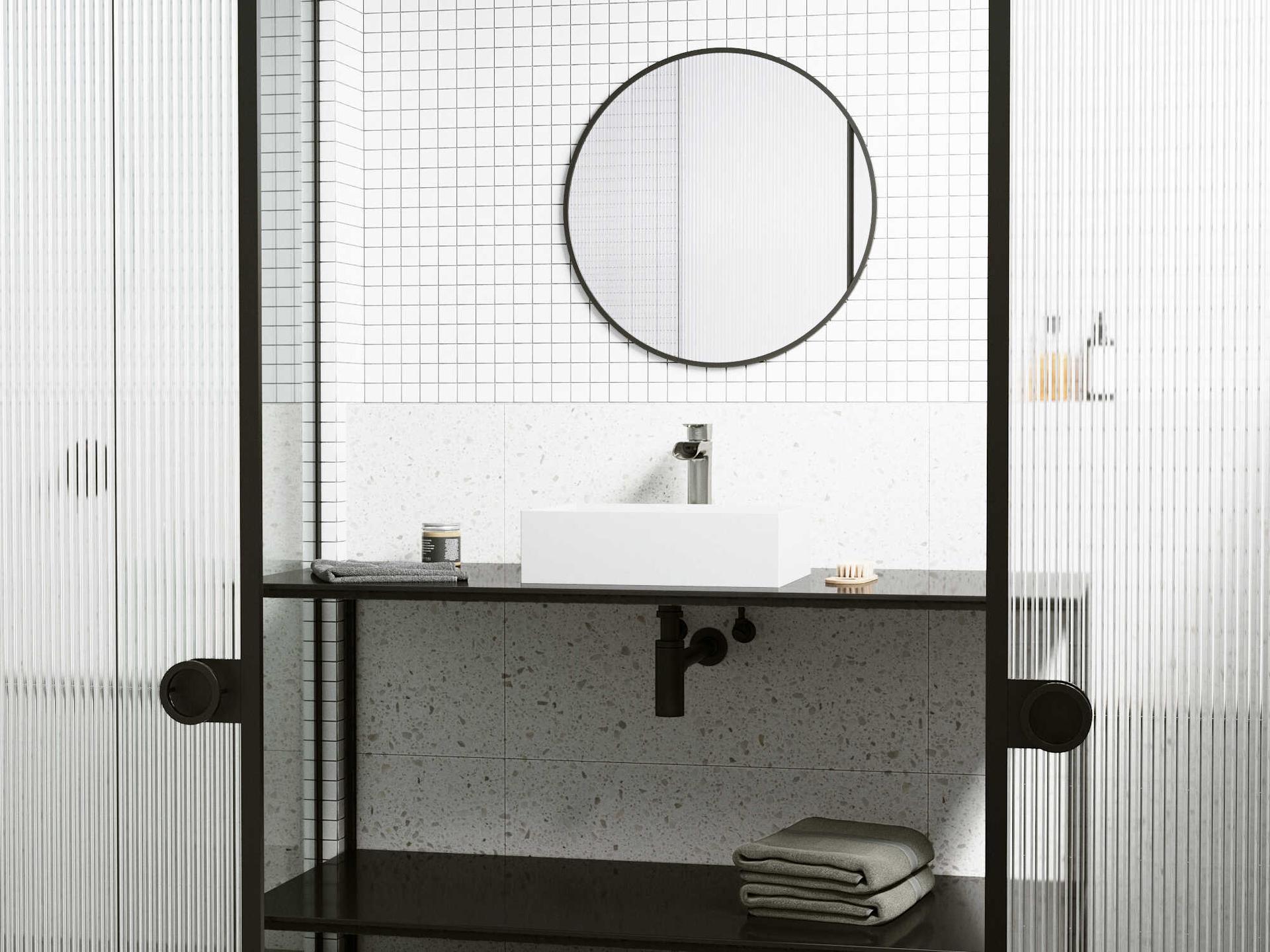 Vigo Bryant Modern White Matte Stone Rectangular Vessel Bathroom Sink