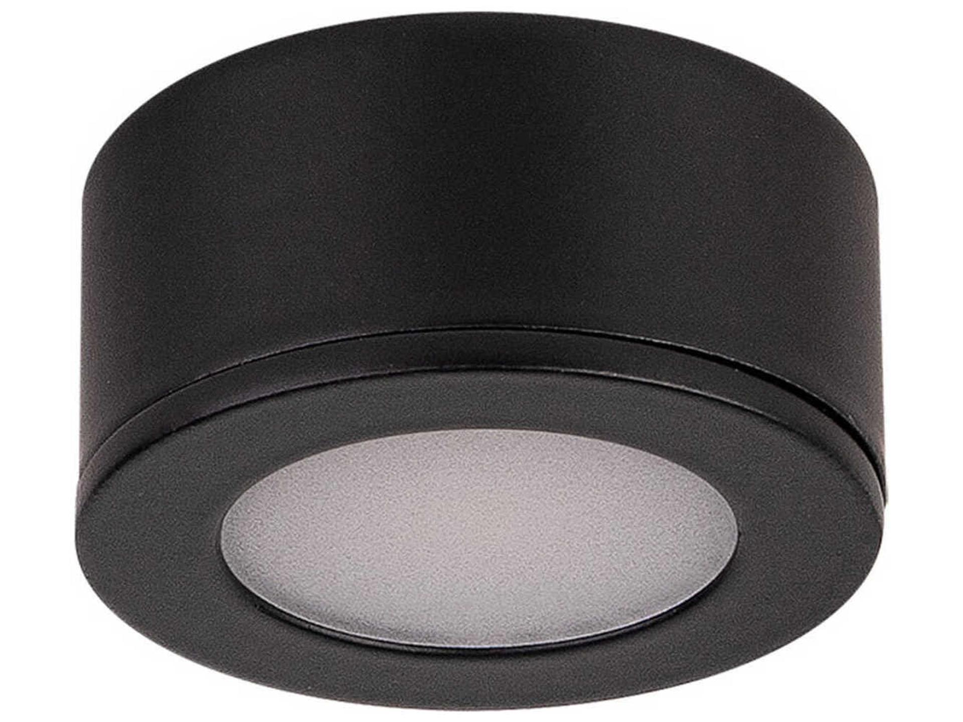 Mini Puck 95 Lumen LED Undercabinet Puck Light in Black