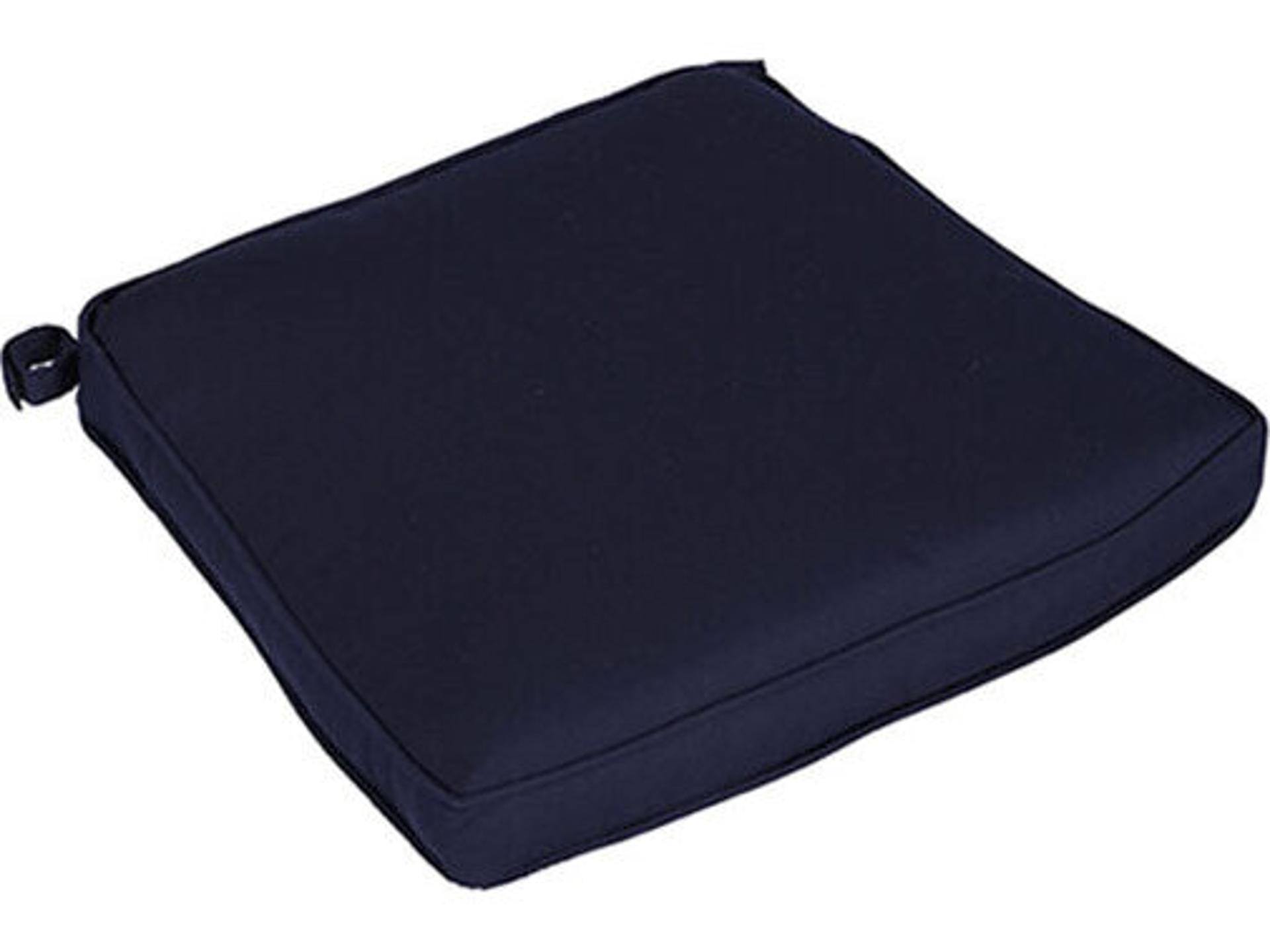 Trapezoid Box & Welt Outdoor Cushion Customizable Fabric
