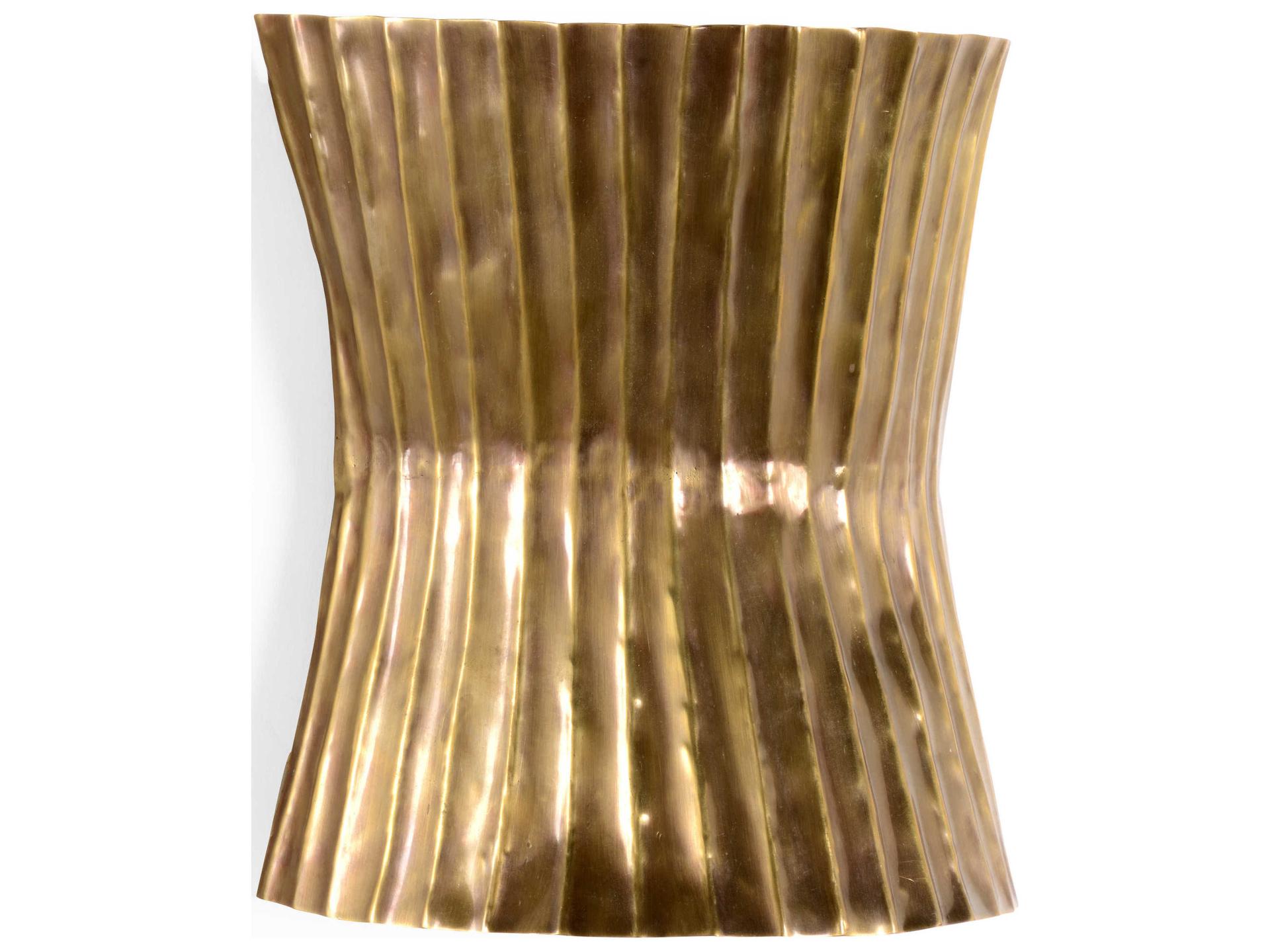 Wildwood Tabuk 2-Light Gold Brass Wall Sconce