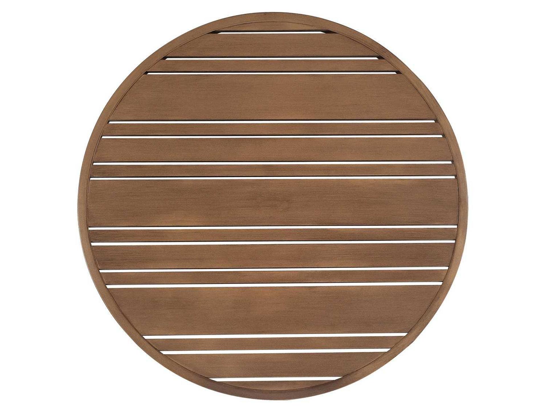 Woodard Extruded Aluminum Tri-Slat Round Table Top