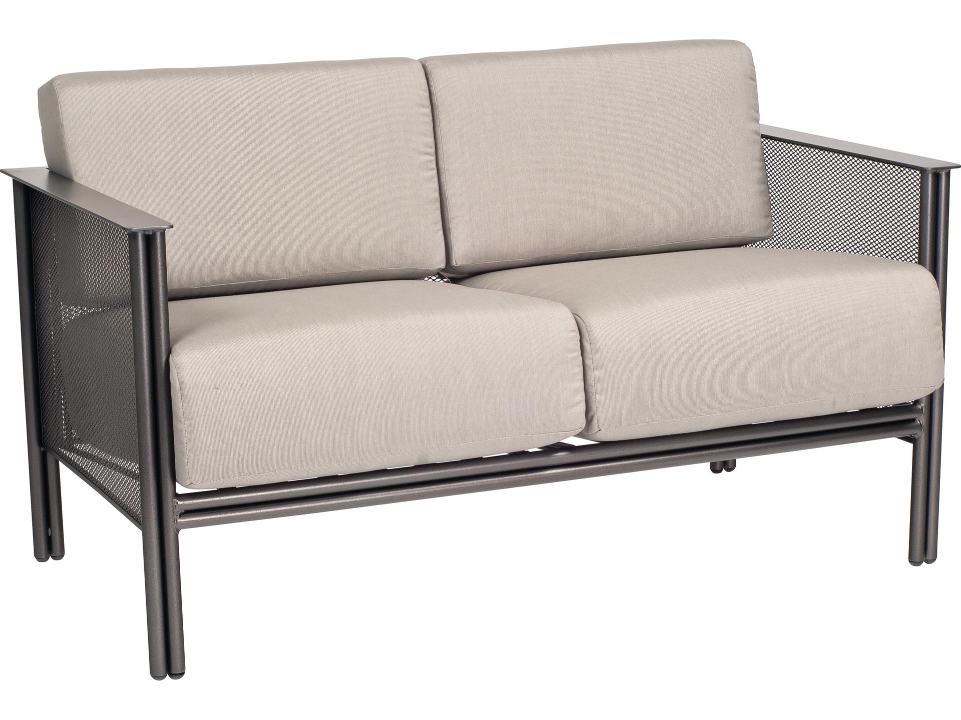 Woodard Jax Wrought Iron Outdoor Patio Loveseat