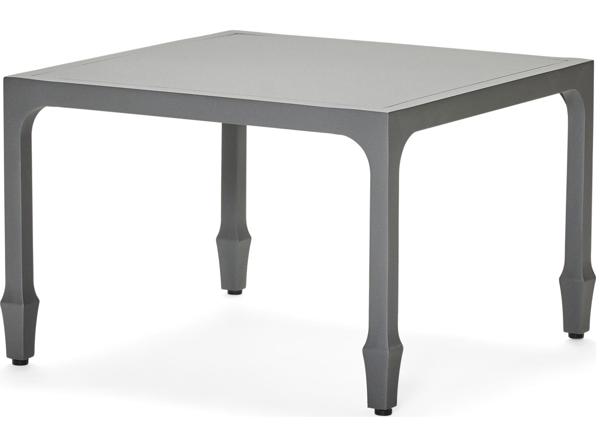 Alberti Cast Aluminum Square Outdoor Patio End Table