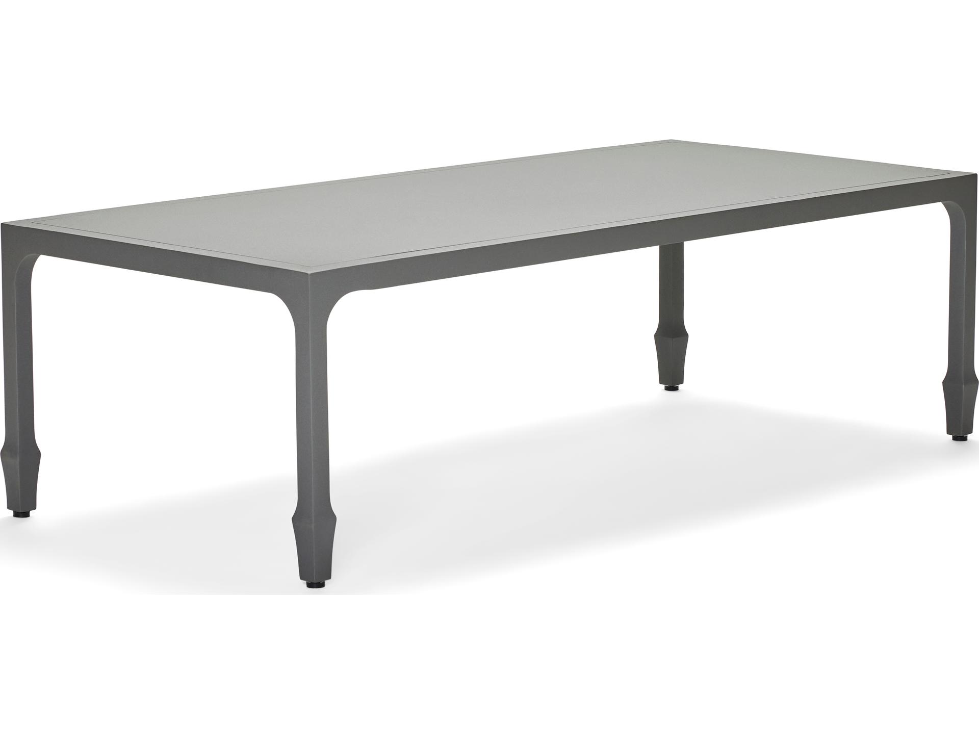 Alberti Cast Aluminum Rectangular Outdoor Patio Coffee Table