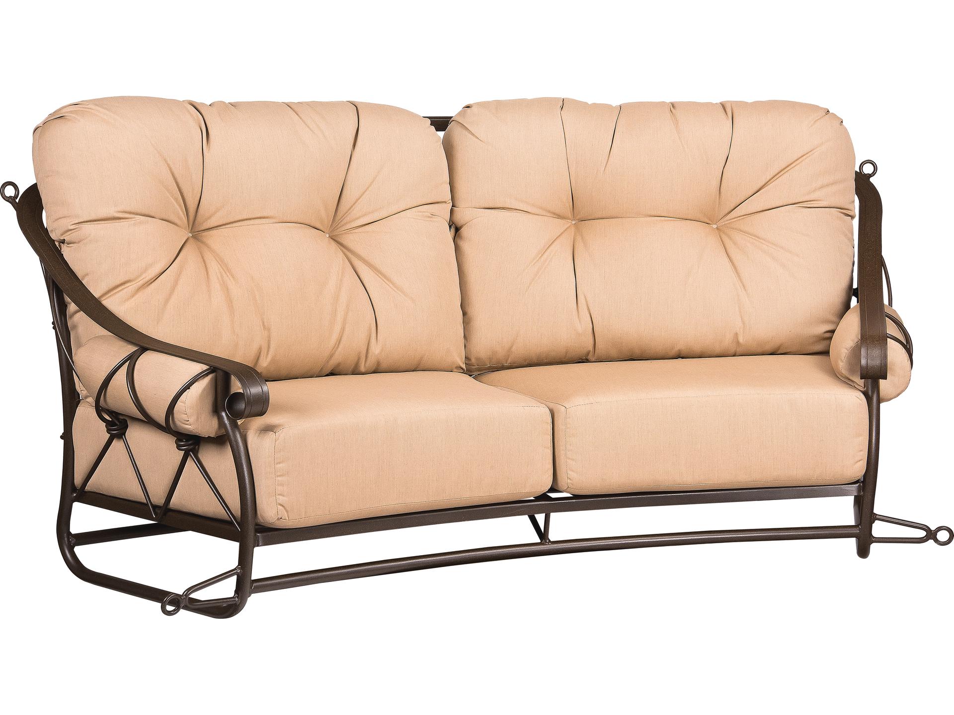 Derby Cushion Wrought Iron Patio Swing