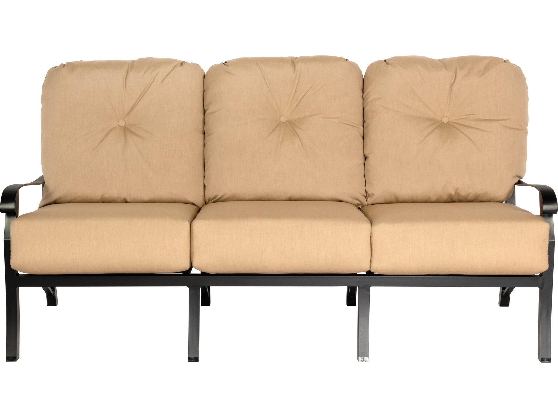 Woodard Cortland Cushion Aluminum Outdoor Patio Sofa
