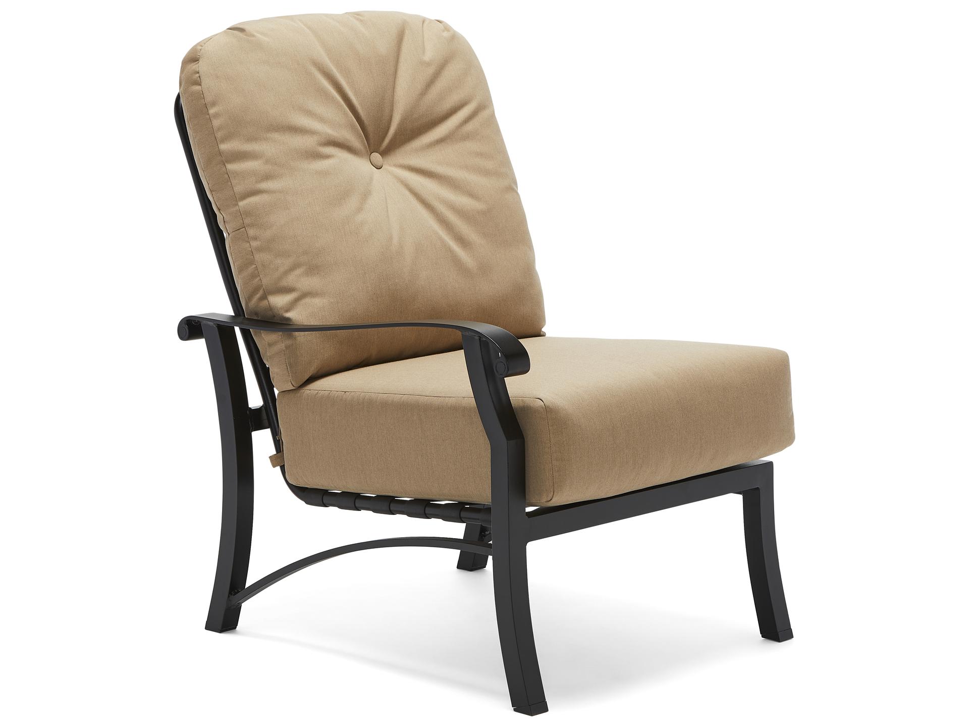 Cortland Cushion Aluminum Left Arm Outdoor Patio Lounge Chair