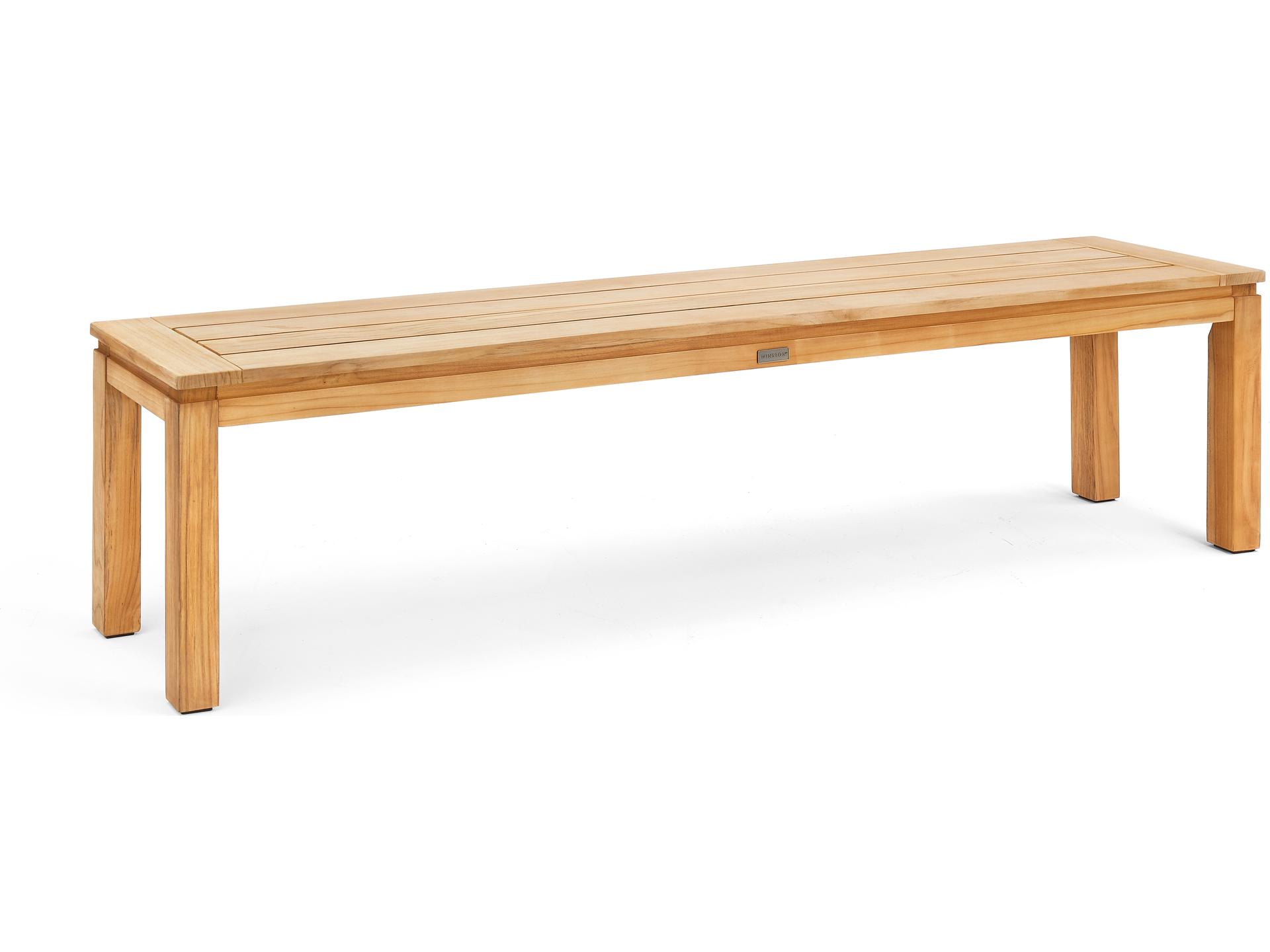 Quick Ship All-Natural Teak Dining Patio Bench