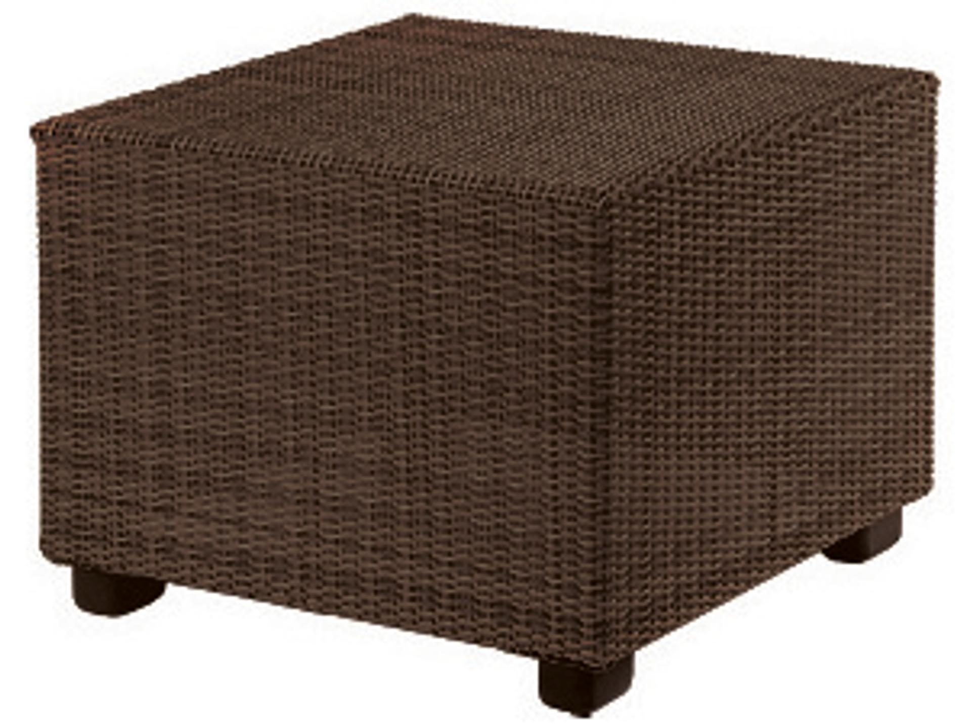 Whitecraft Montecito Wicker Square Outdoor End Table