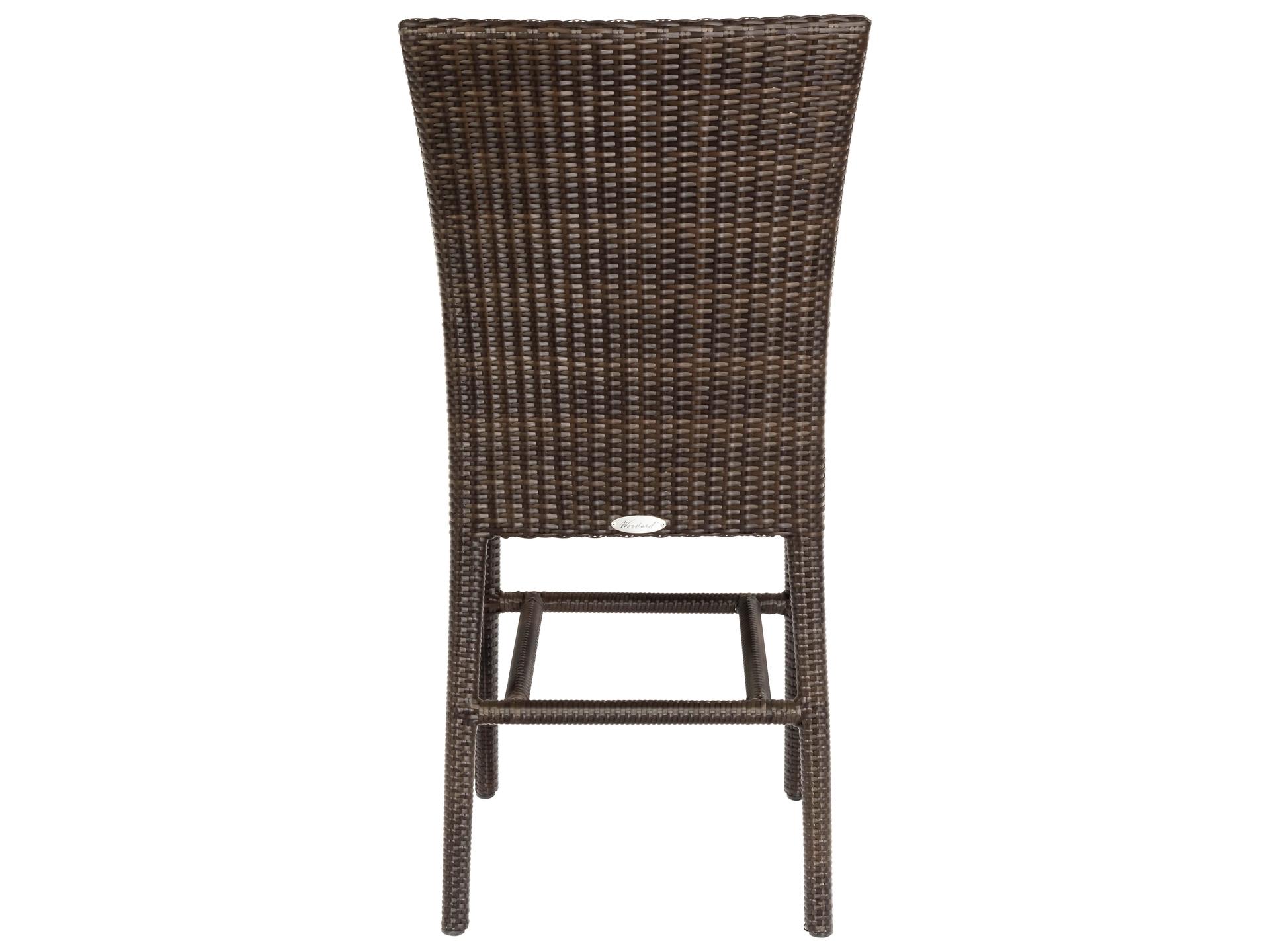 Woodard Whitecraft All Weather Wicker Padded Seat Outdoor Patio Counter Stool