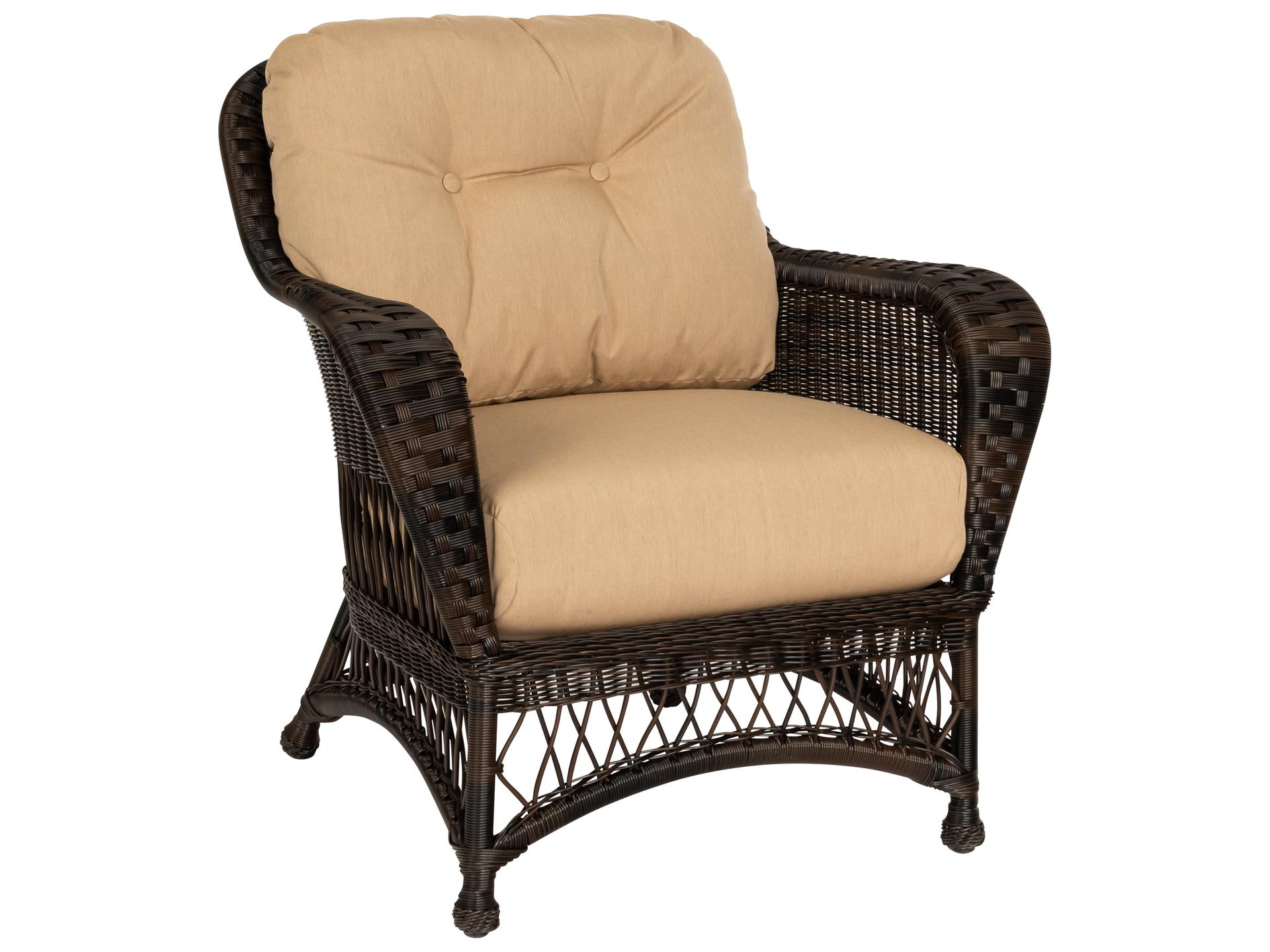 Woodard Whitecraft Sommerwind Wicker Outdoor Lounge Chair
