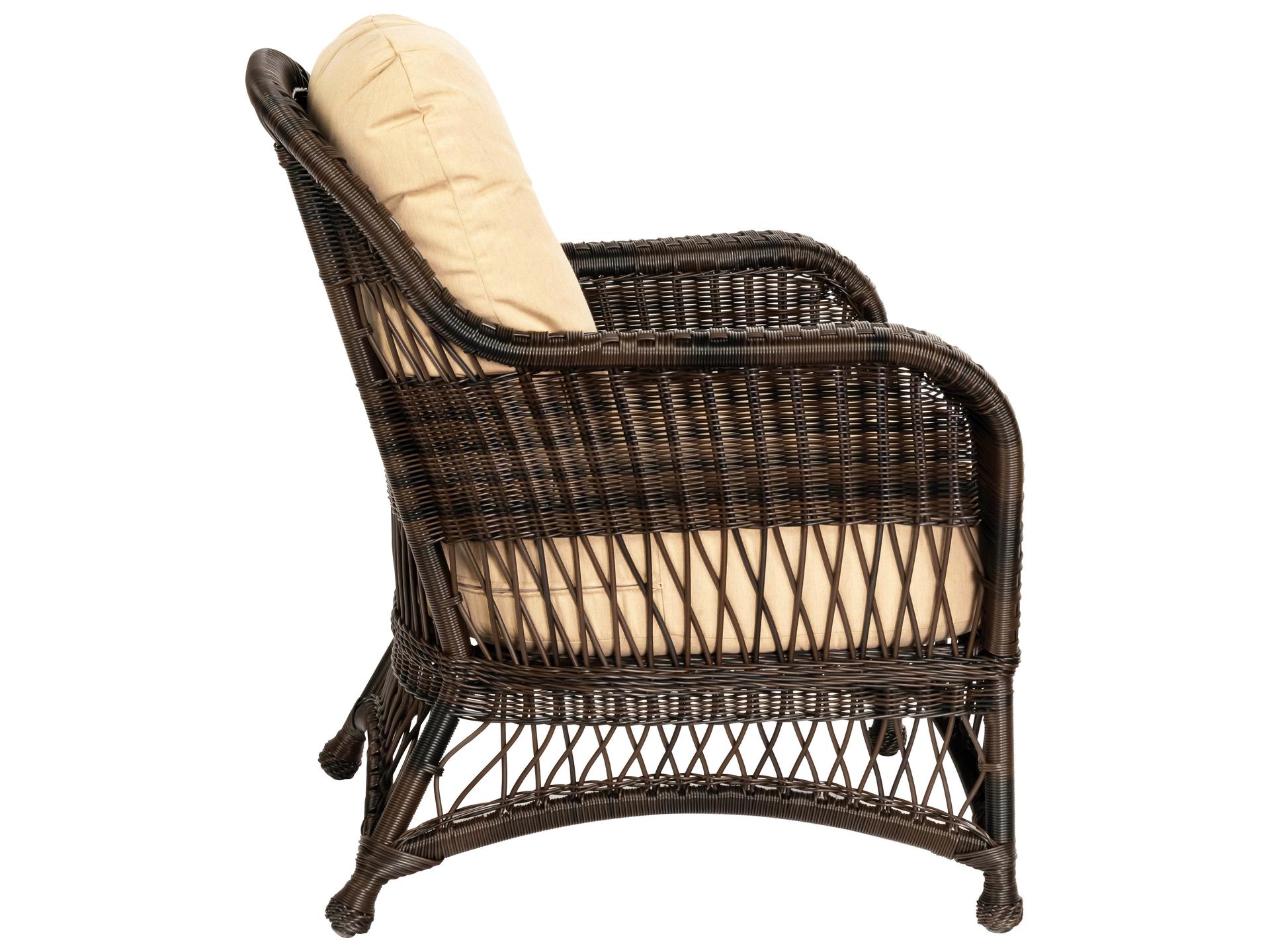 Woodard Whitecraft Sommerwind Wicker Outdoor Lounge Chair