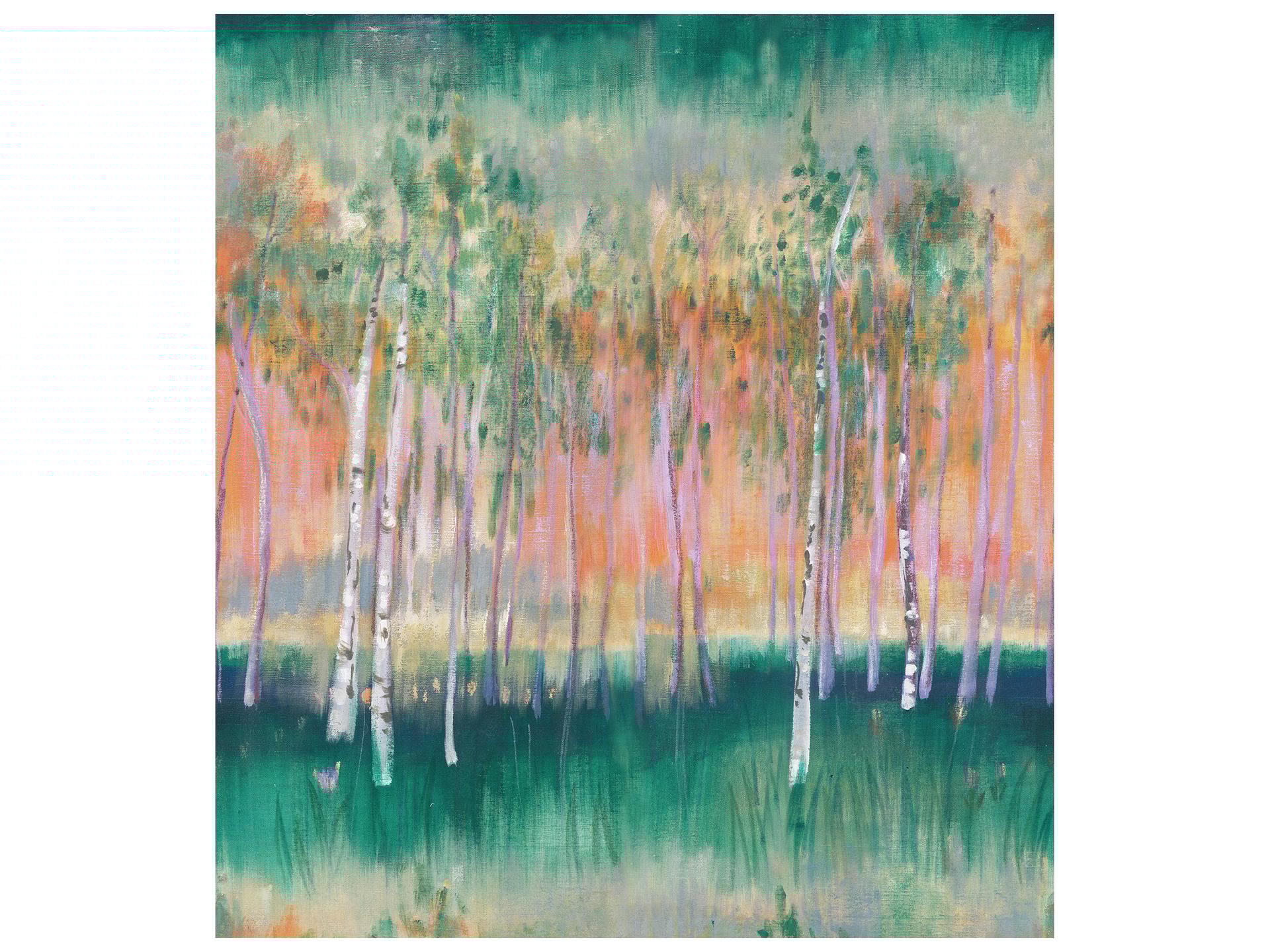 A-Street Prints Primavera Sage Birch Tree Wall Mural