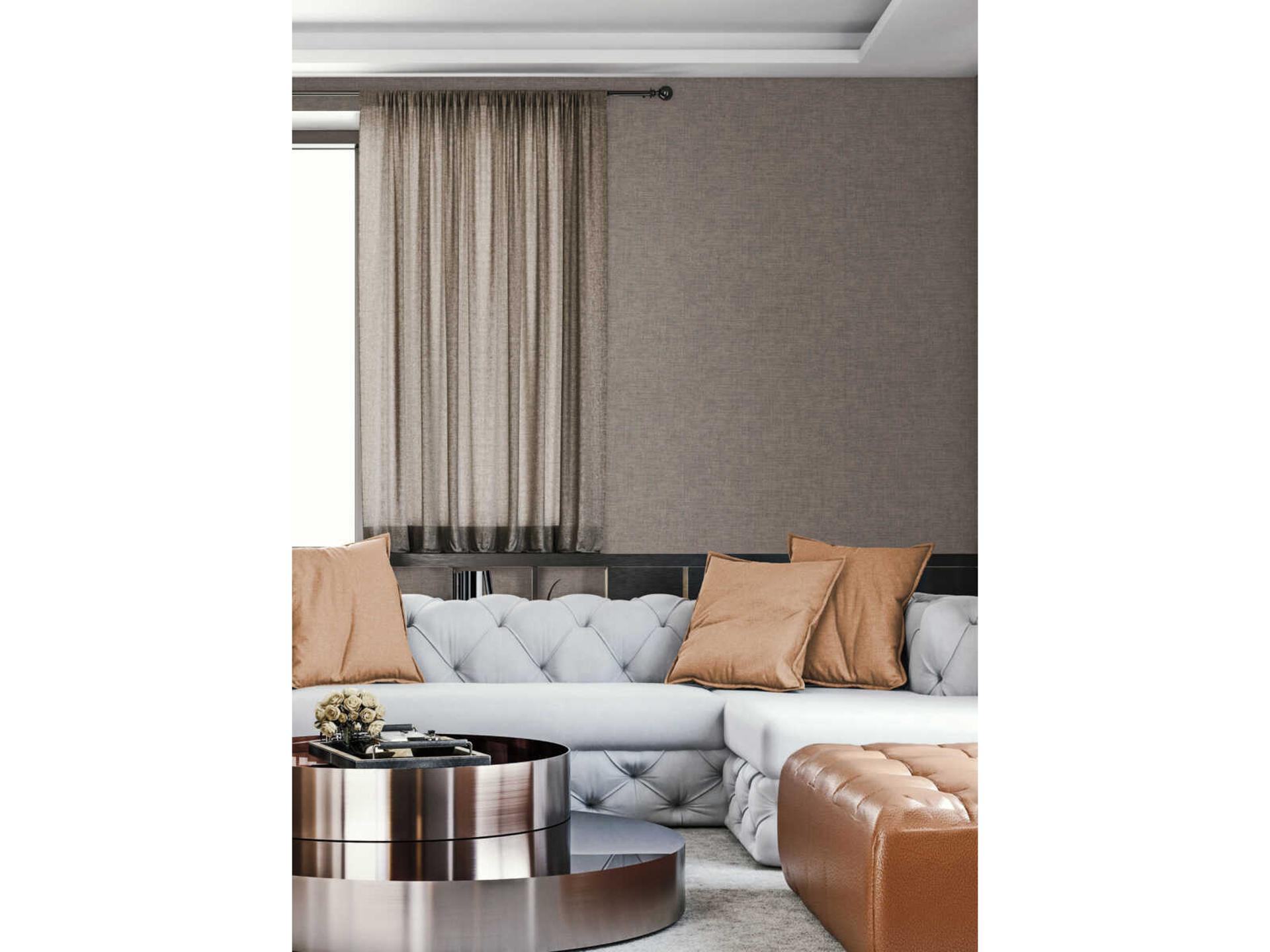 Signature Textures Gunny Sack Texture Brown Wallpaper