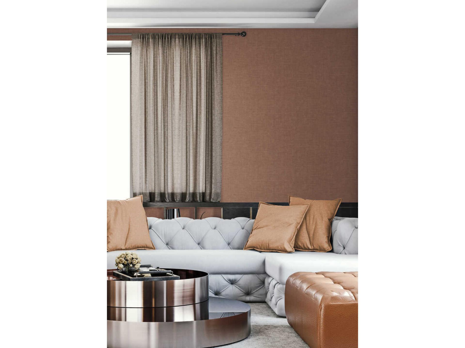 Signature Textures Gunny Sack Rust Wallpaper