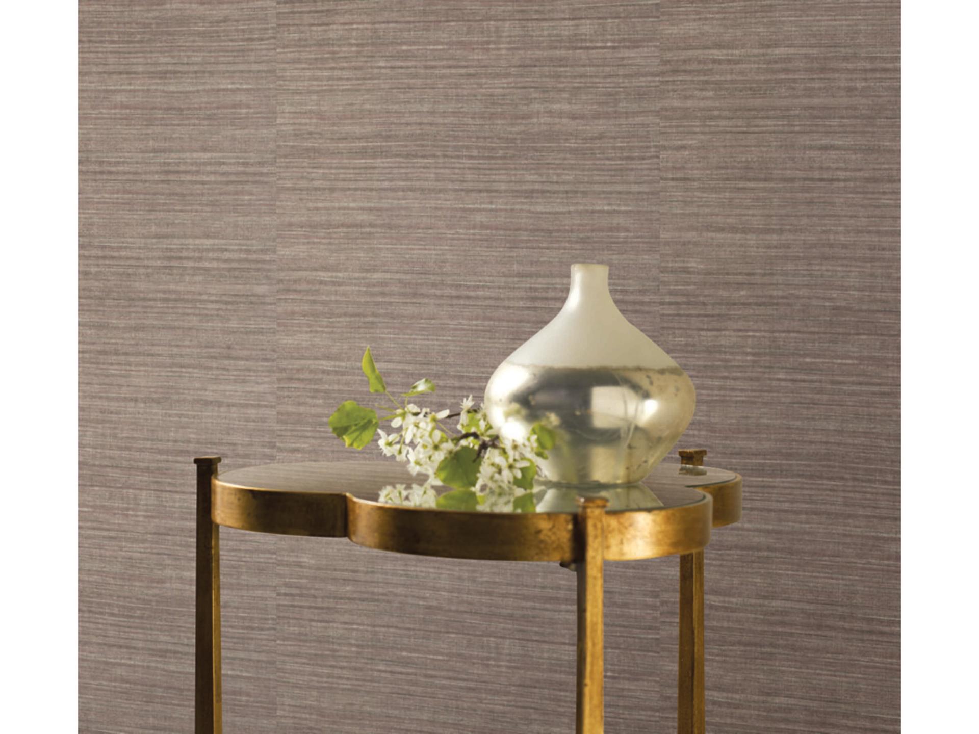 Silk Elegance Wallpaper Brown and Red Weave Texture