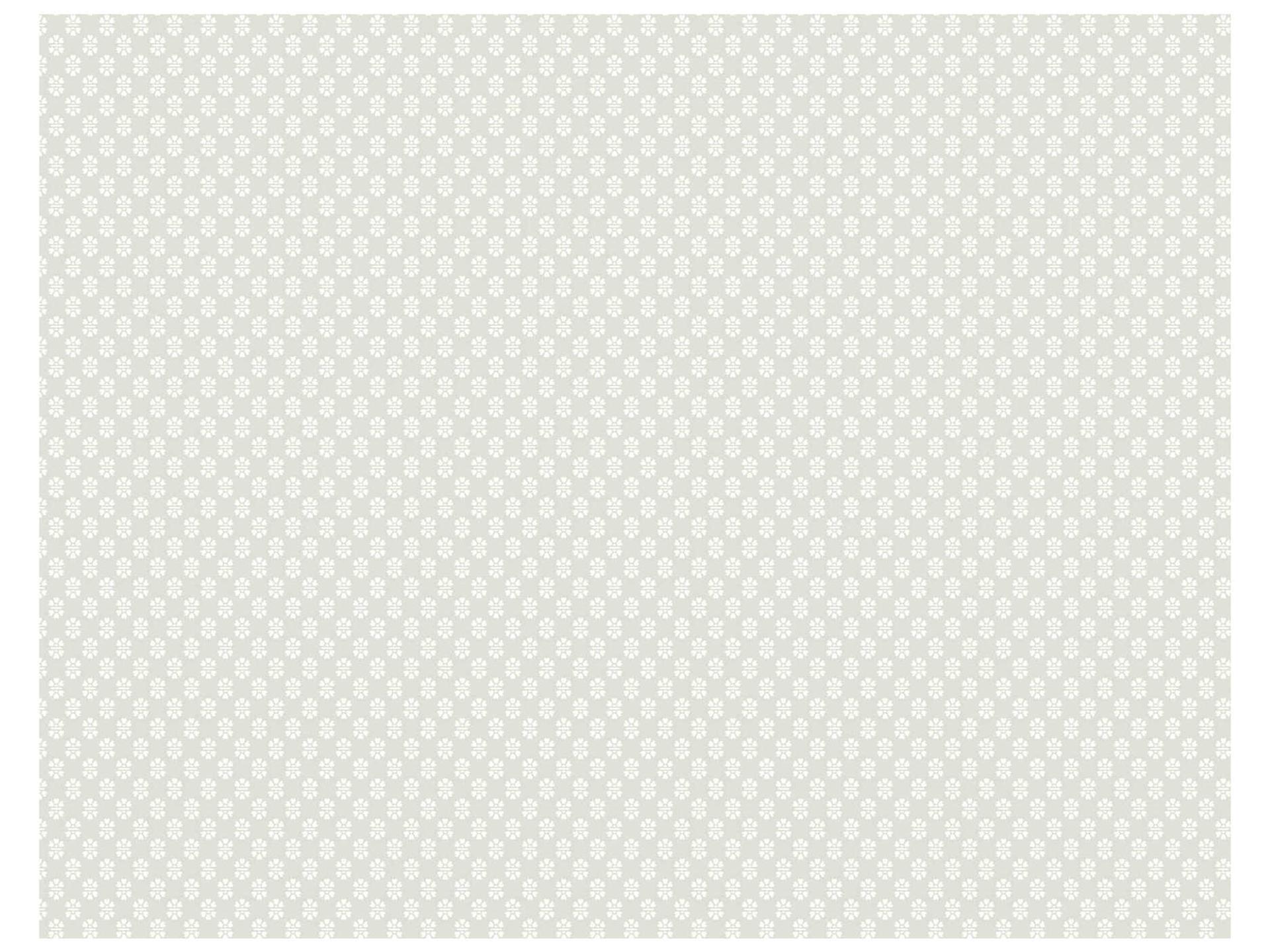 Brioni Floral Stamp Unpasted Wallpaper in Grey