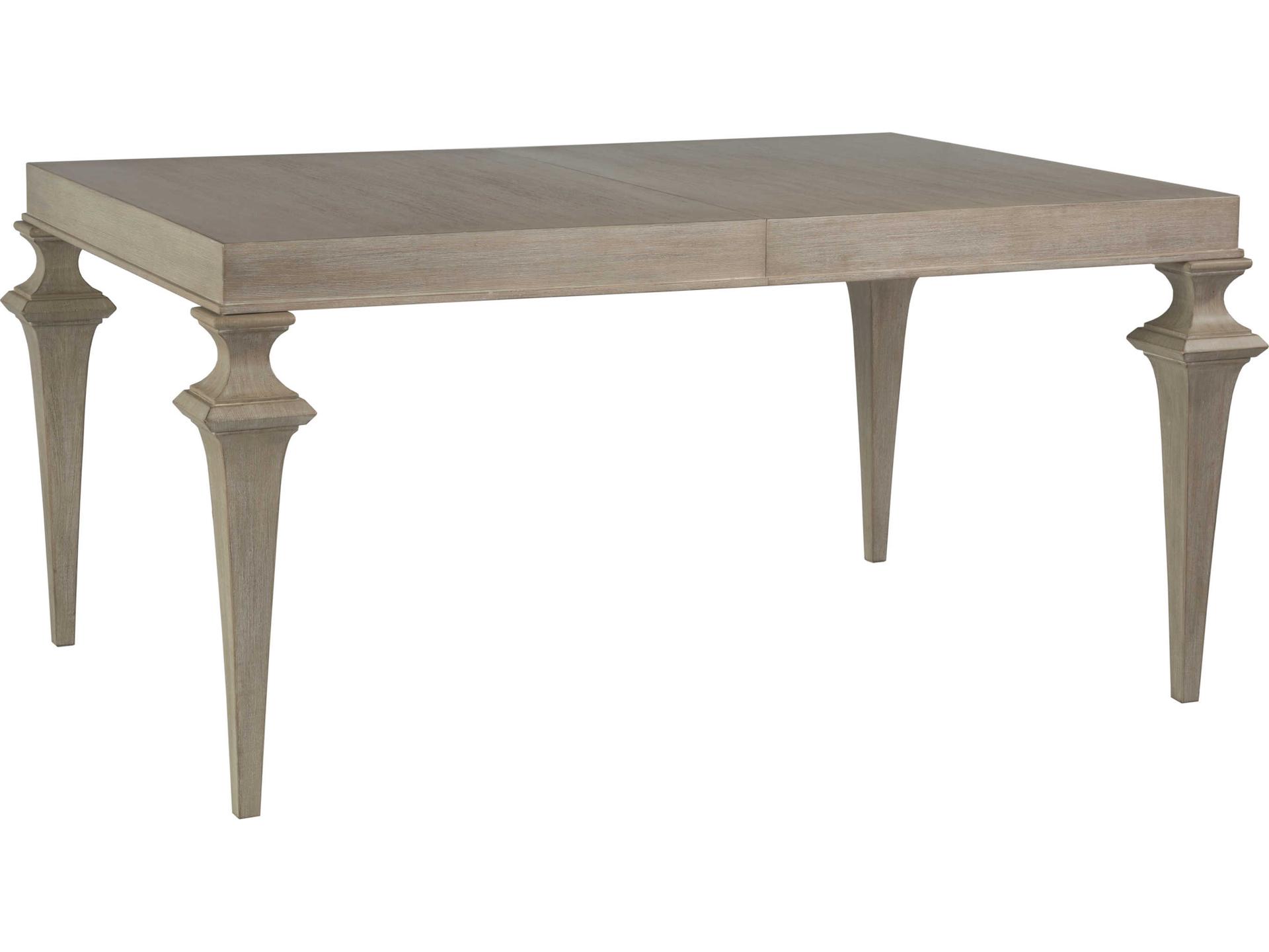 Home Brussels 63-Inch Rectangle Extension Dining Table in Bianco Finish