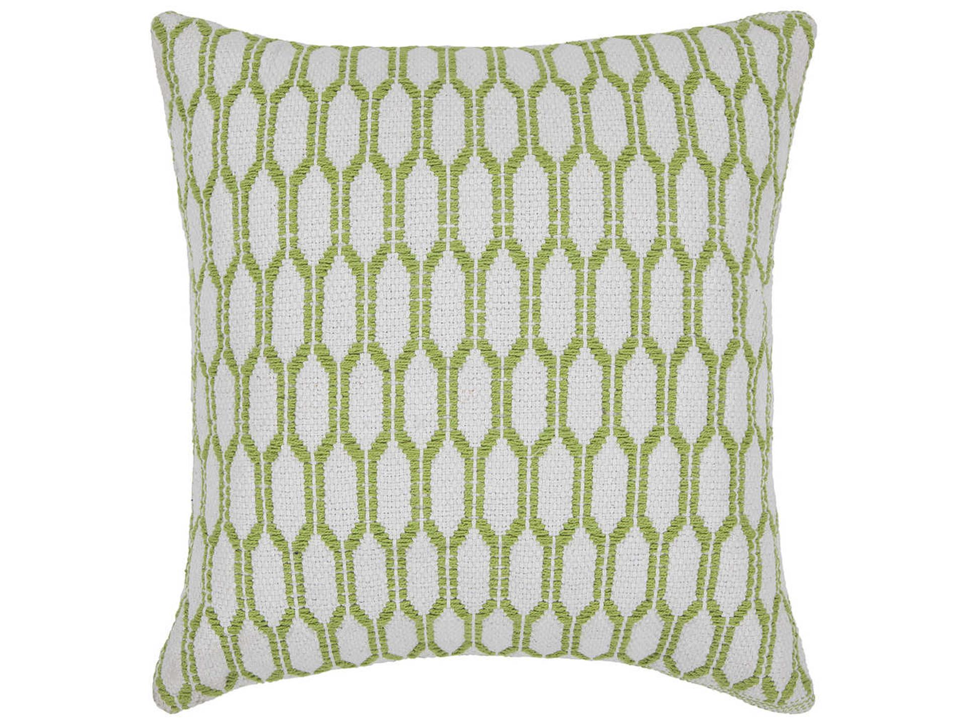 White Green Pillow
