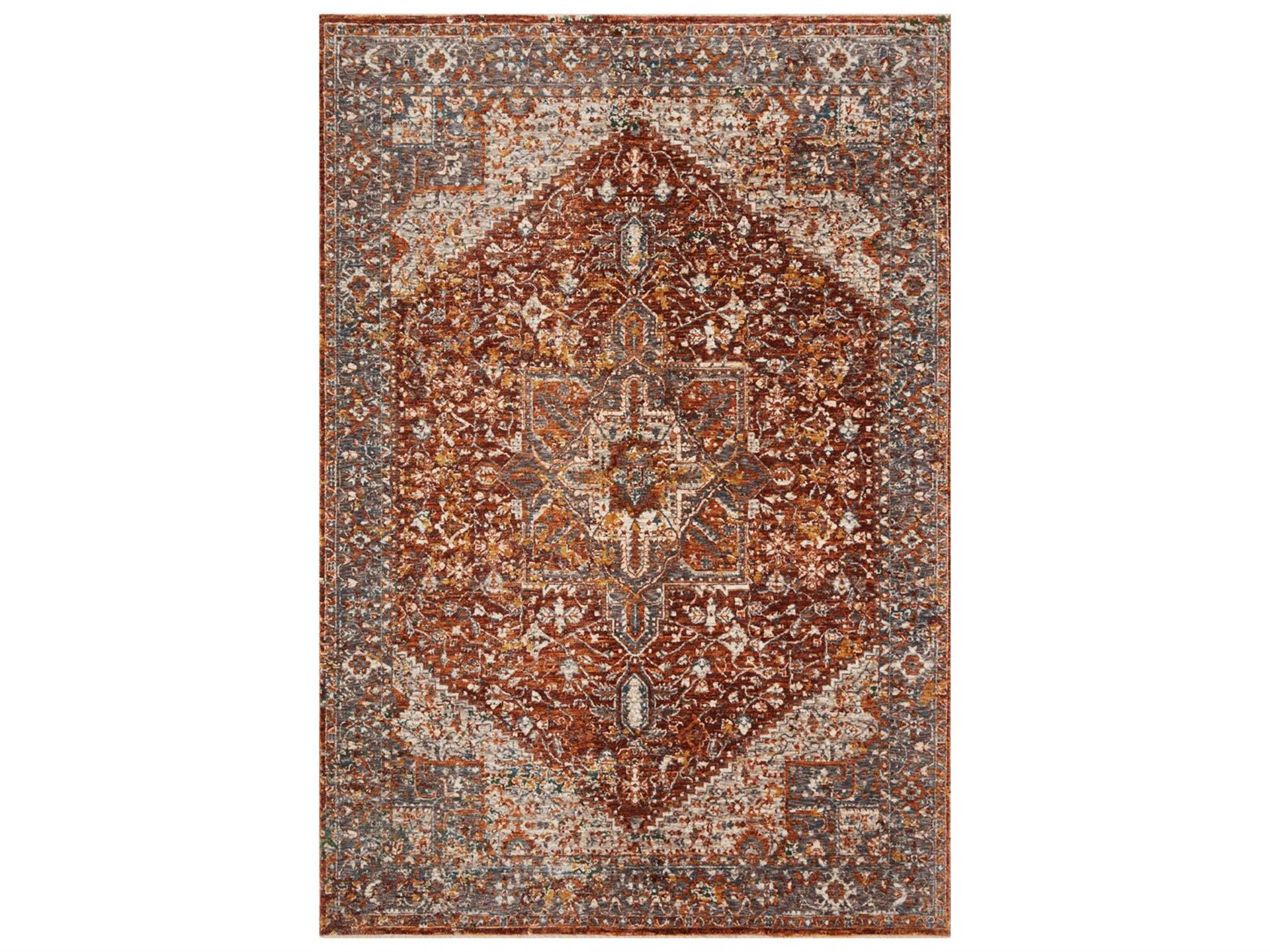 Lourdes Bordered Area Rug