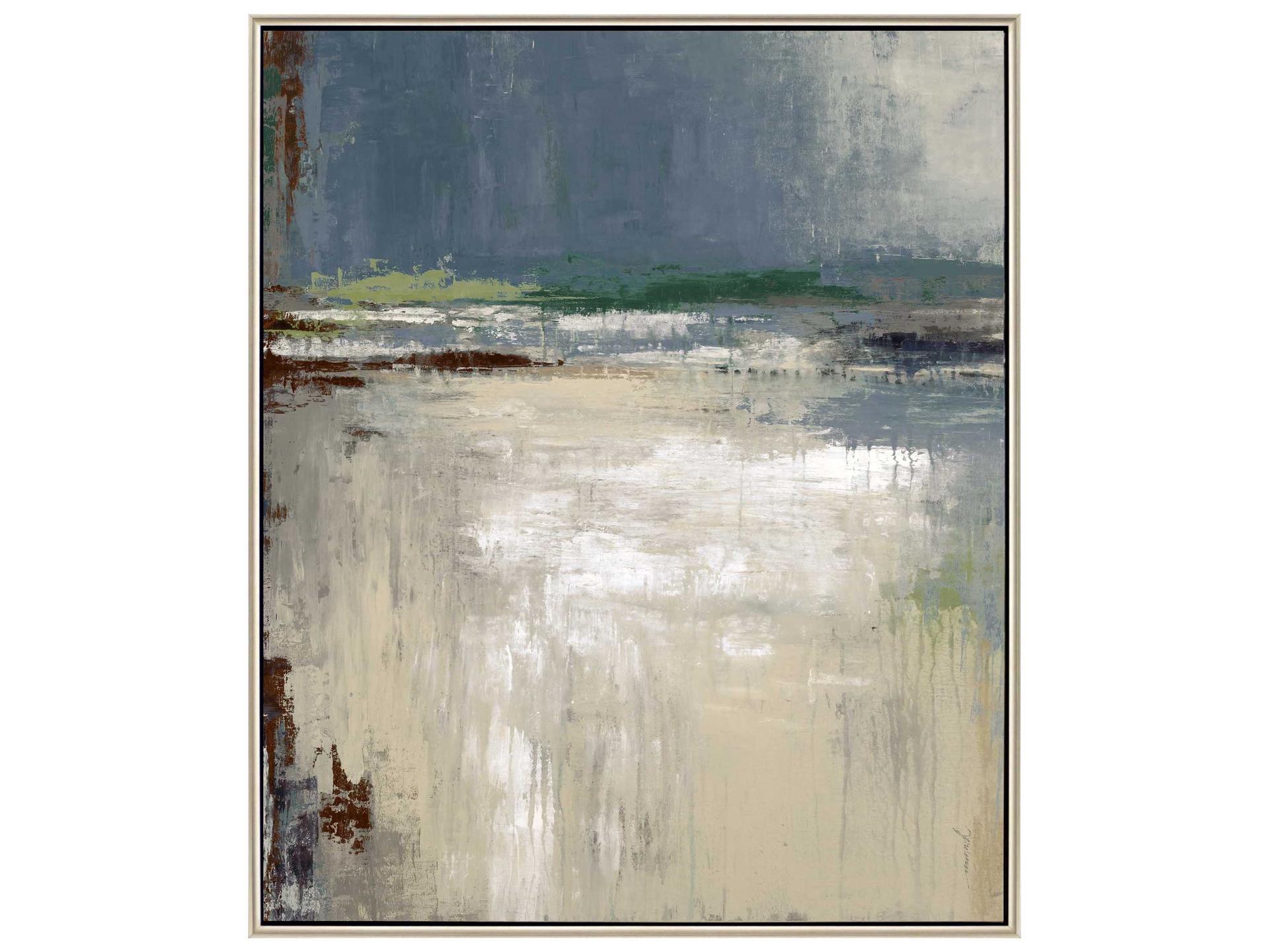 Beyond Wall Decor by Liz Jardine with Warm Silver Floater Frame