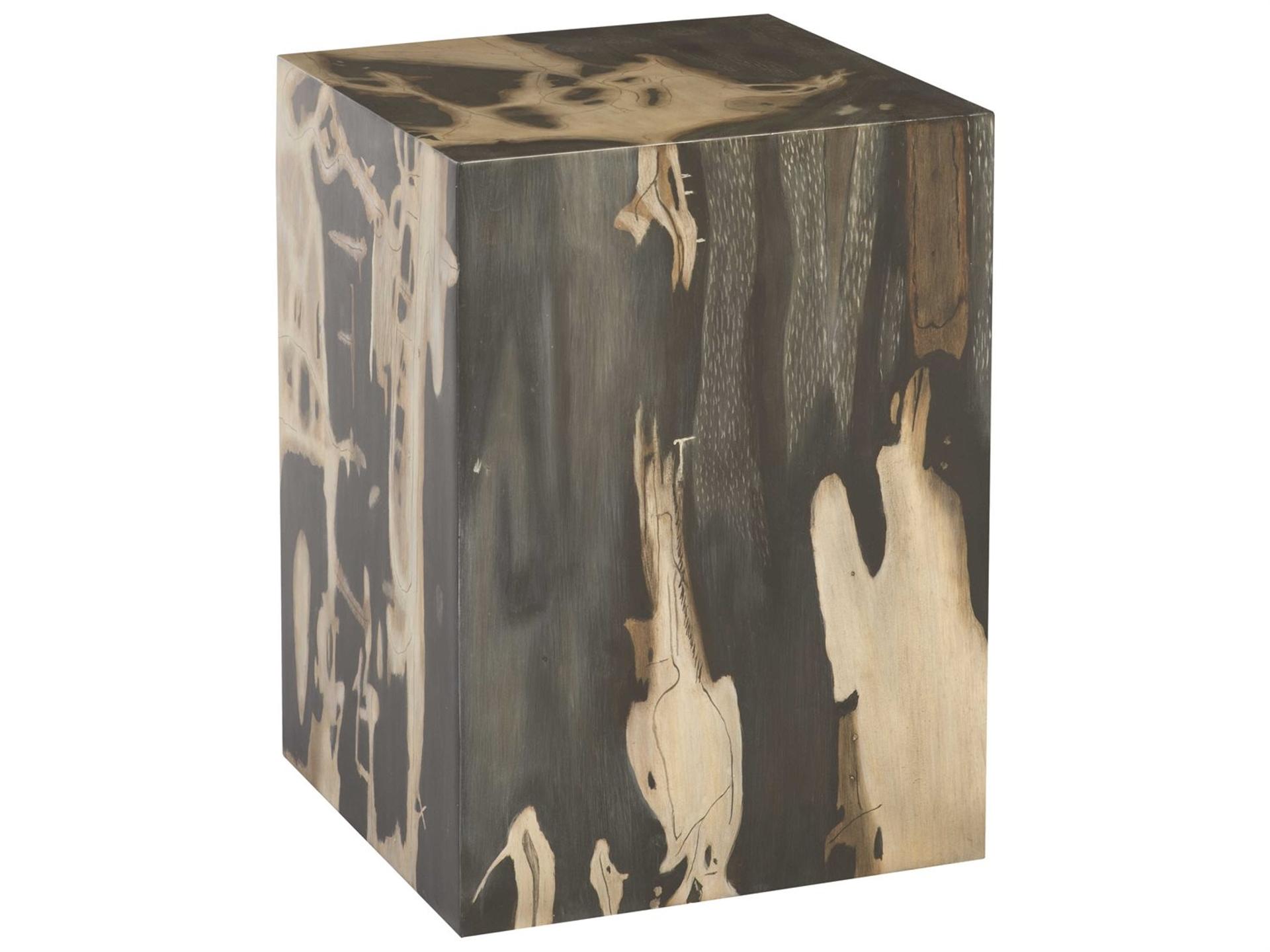Brown Grey Gray Accent Stool