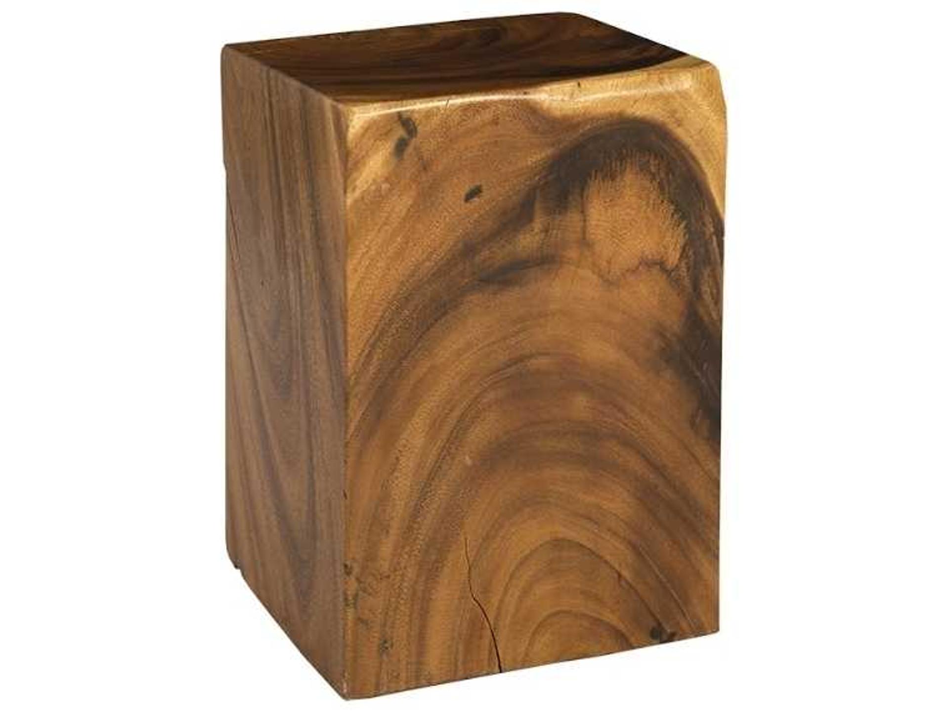 Square Wood Brown End Table
