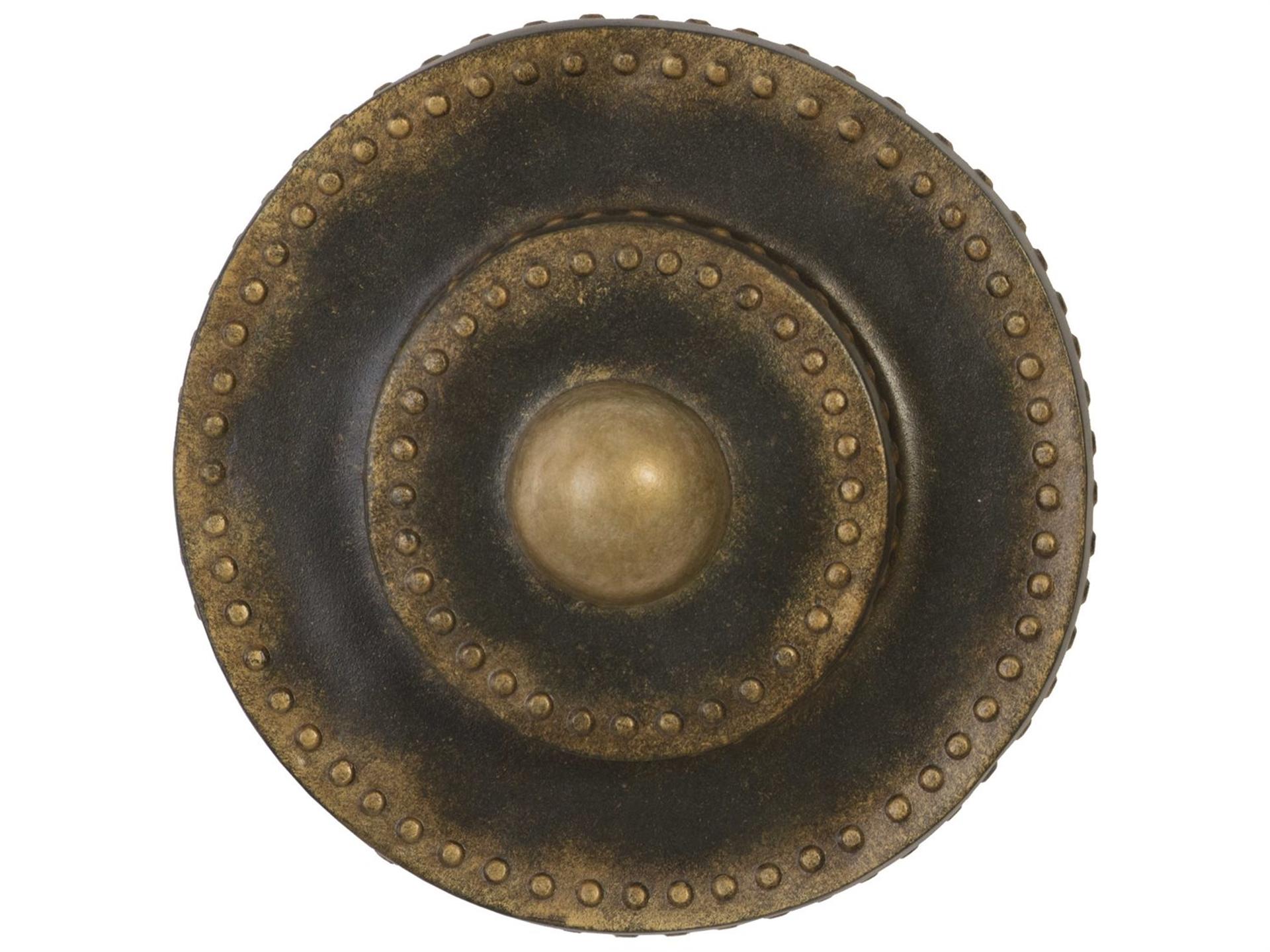 Circles Wall Tile Aged Bronze Decorative Wall Art