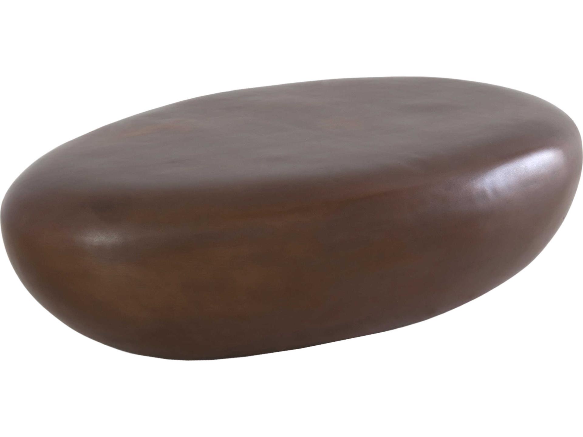 River Stone Coffee Table Organic Bronze