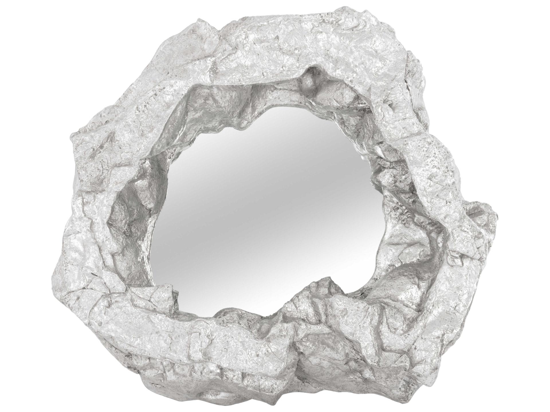 Rock Pond Silver Leaf Wall Mirror