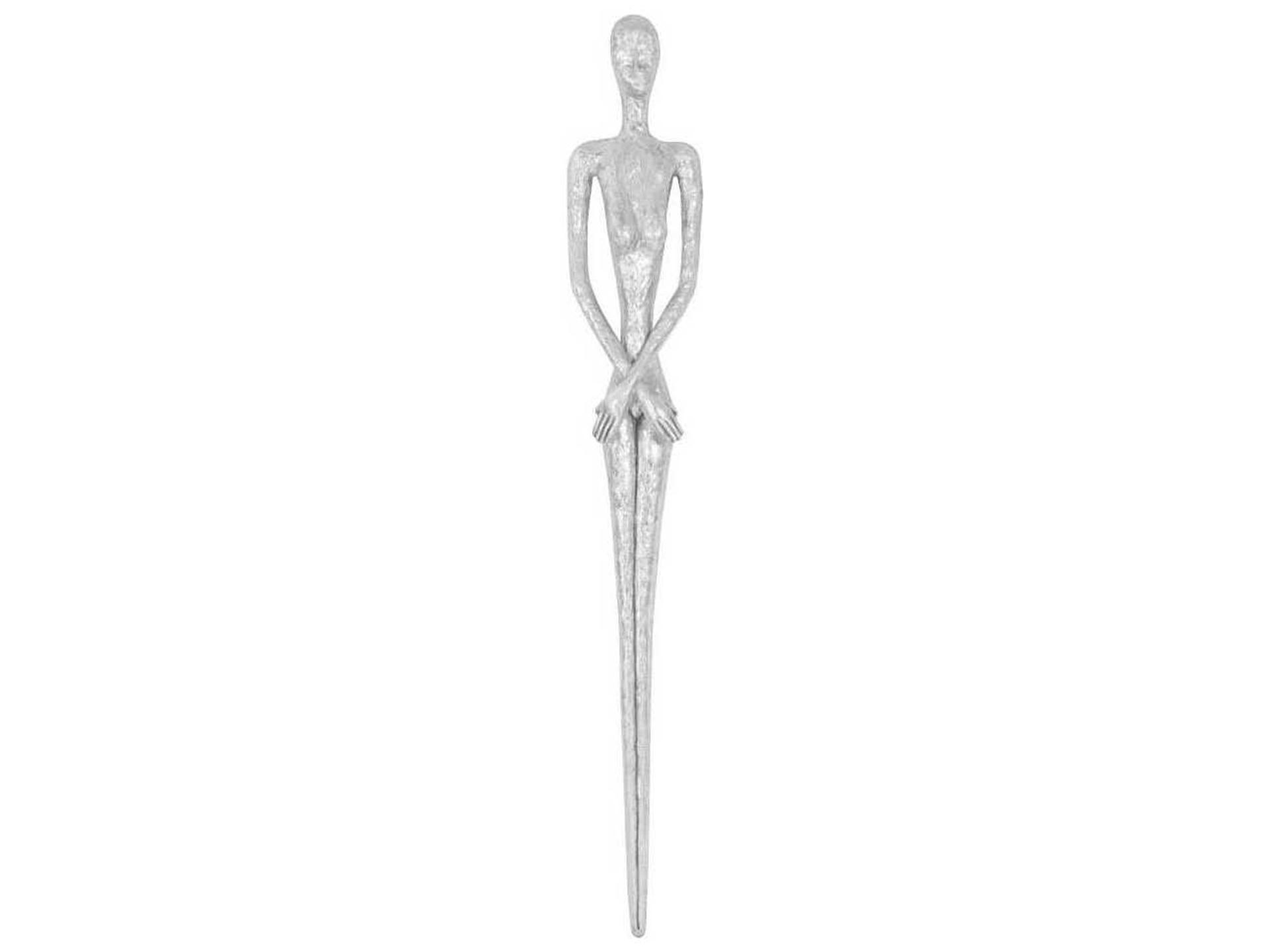 Silver Leaf Female Sculpture