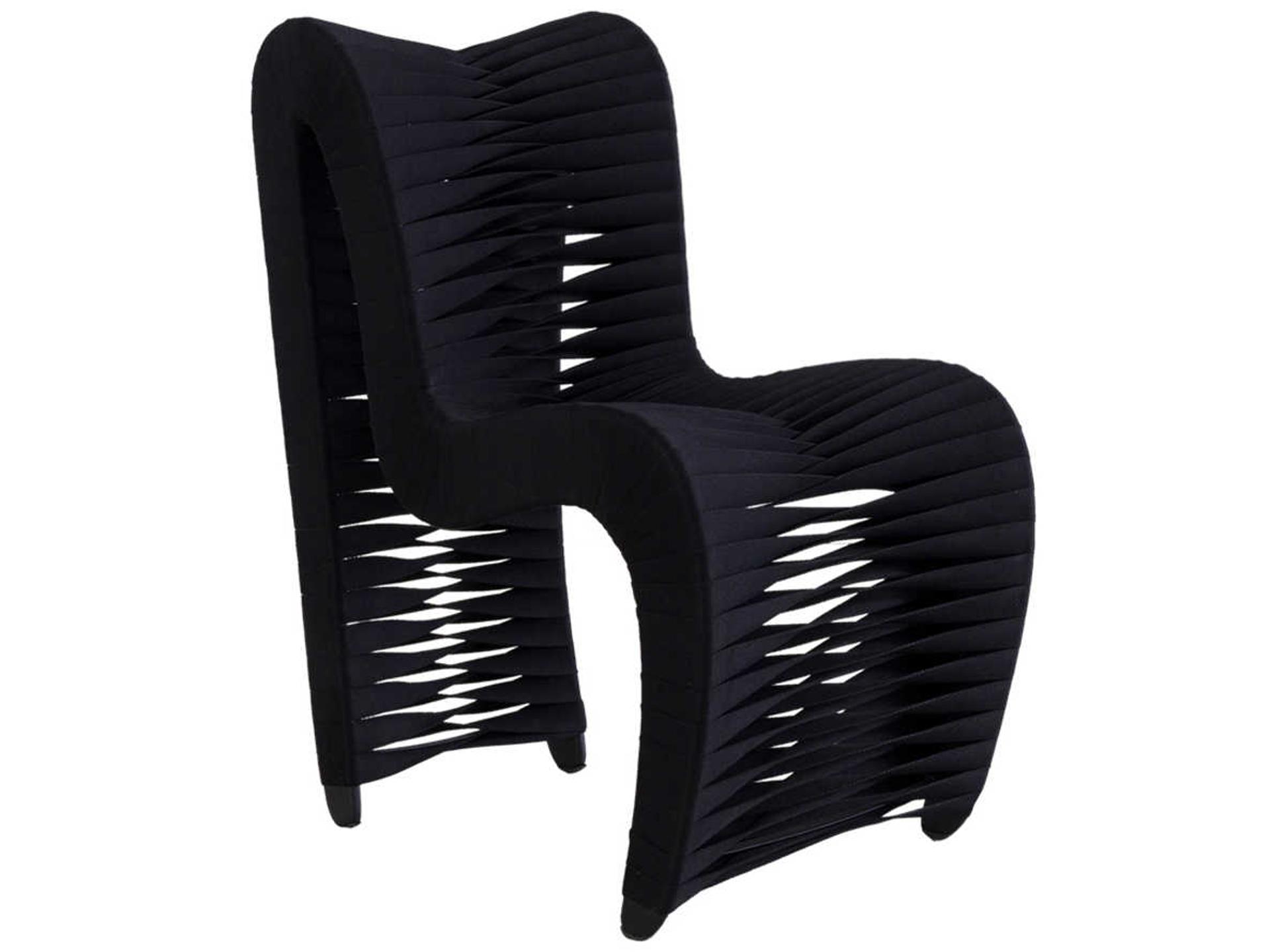 Seat Belt Black Dining Side Chair