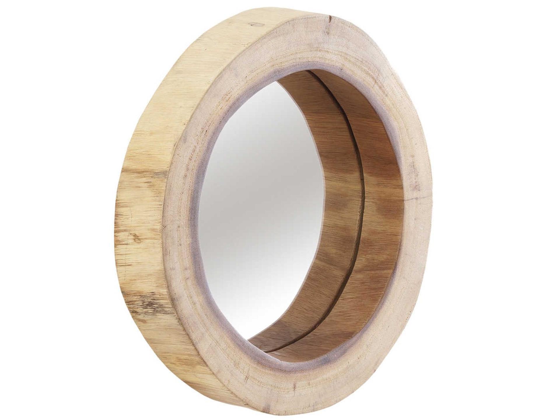 Natural Wall Mirror Round