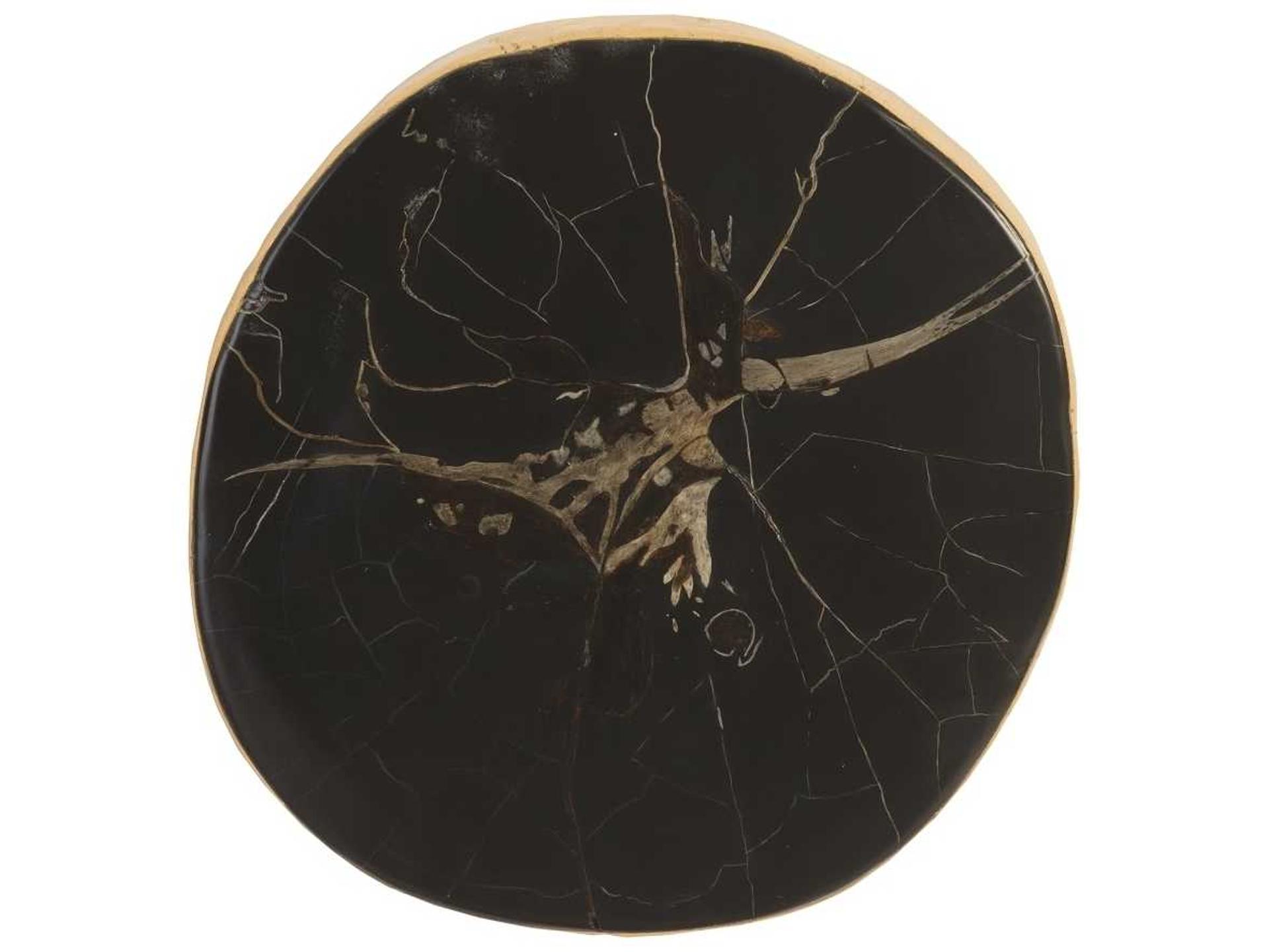 Brown / Black Cast Petrified Wood Wall Tile