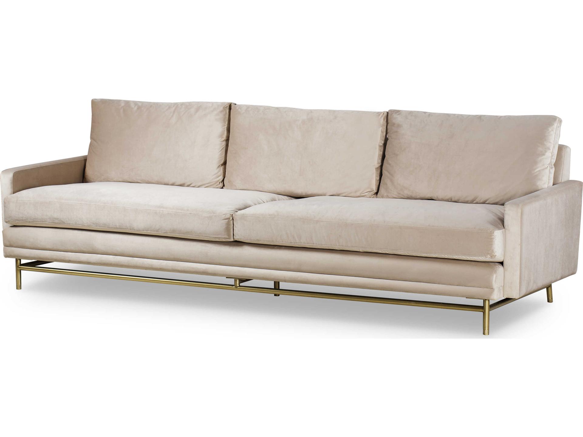 White Upholstered Sofa
