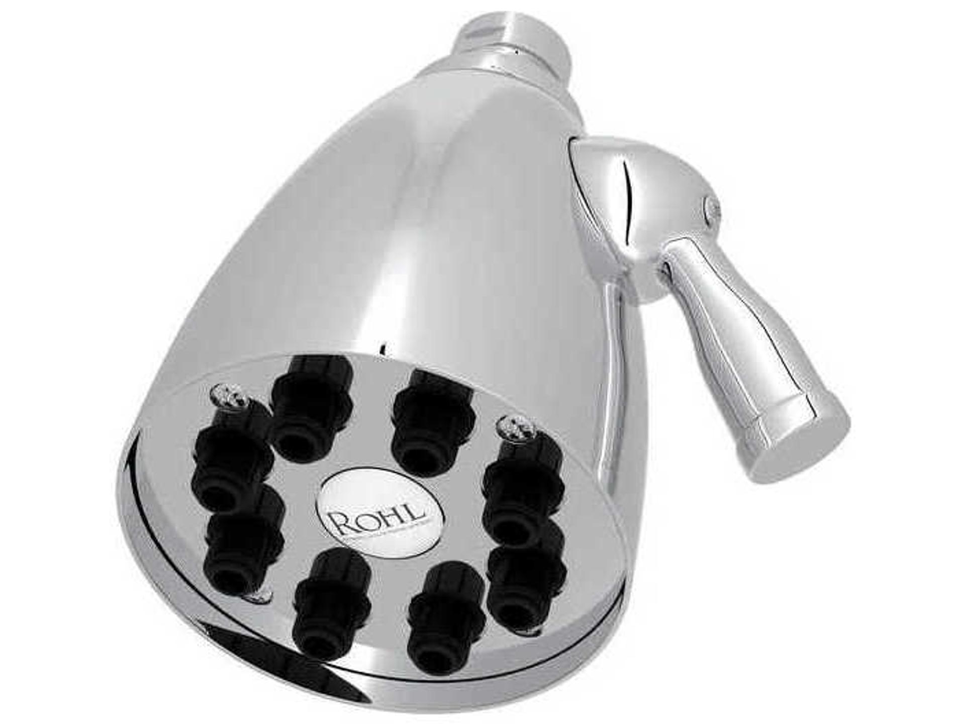 Calliano 4-Inch 8-Jet Multi-Function Showerhead in Polished Chrome