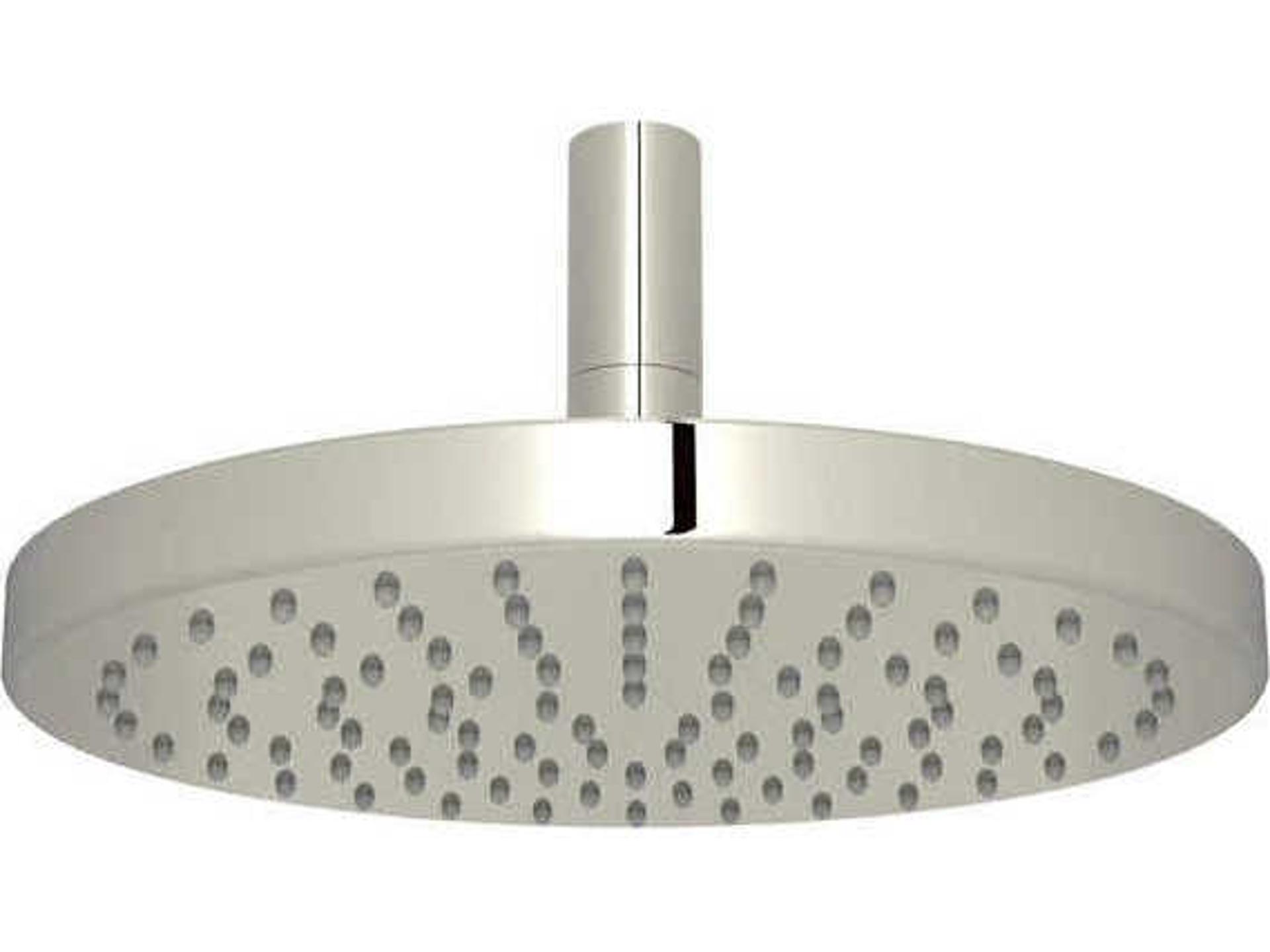 Elios Polished Nickel 8" Rain Showerhead