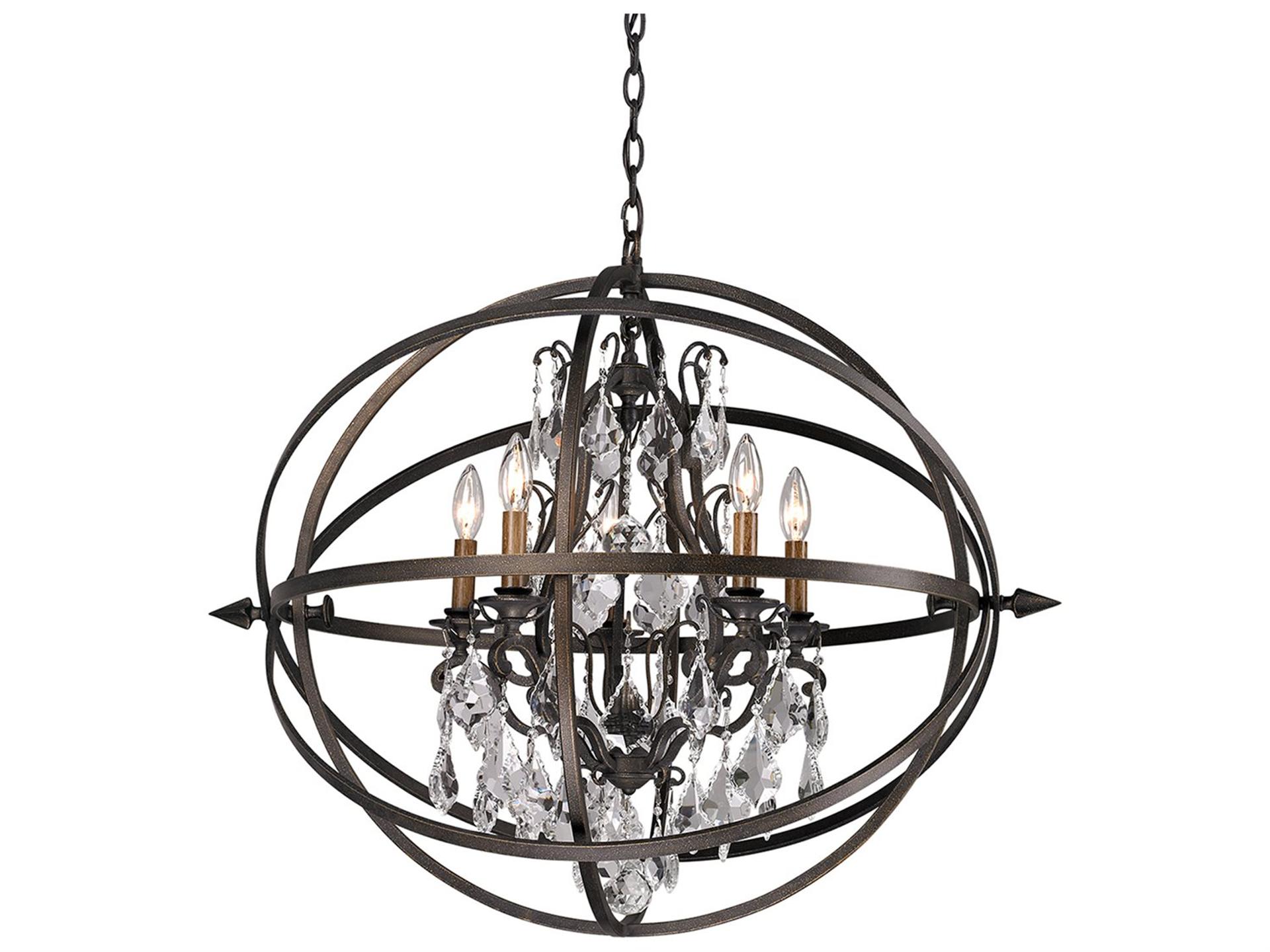 Byron 5-Light Chandelier in Vintage Bronze