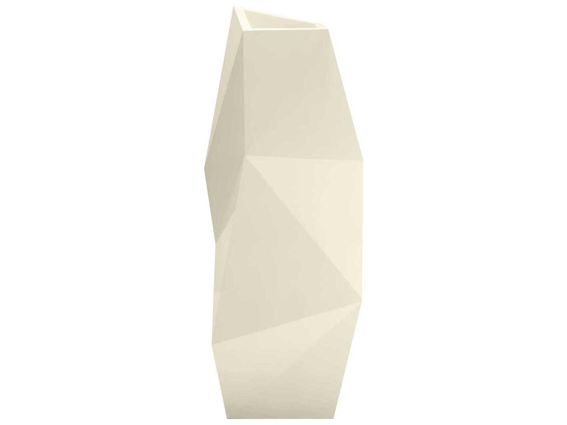 Faz Ecru Matte Planter