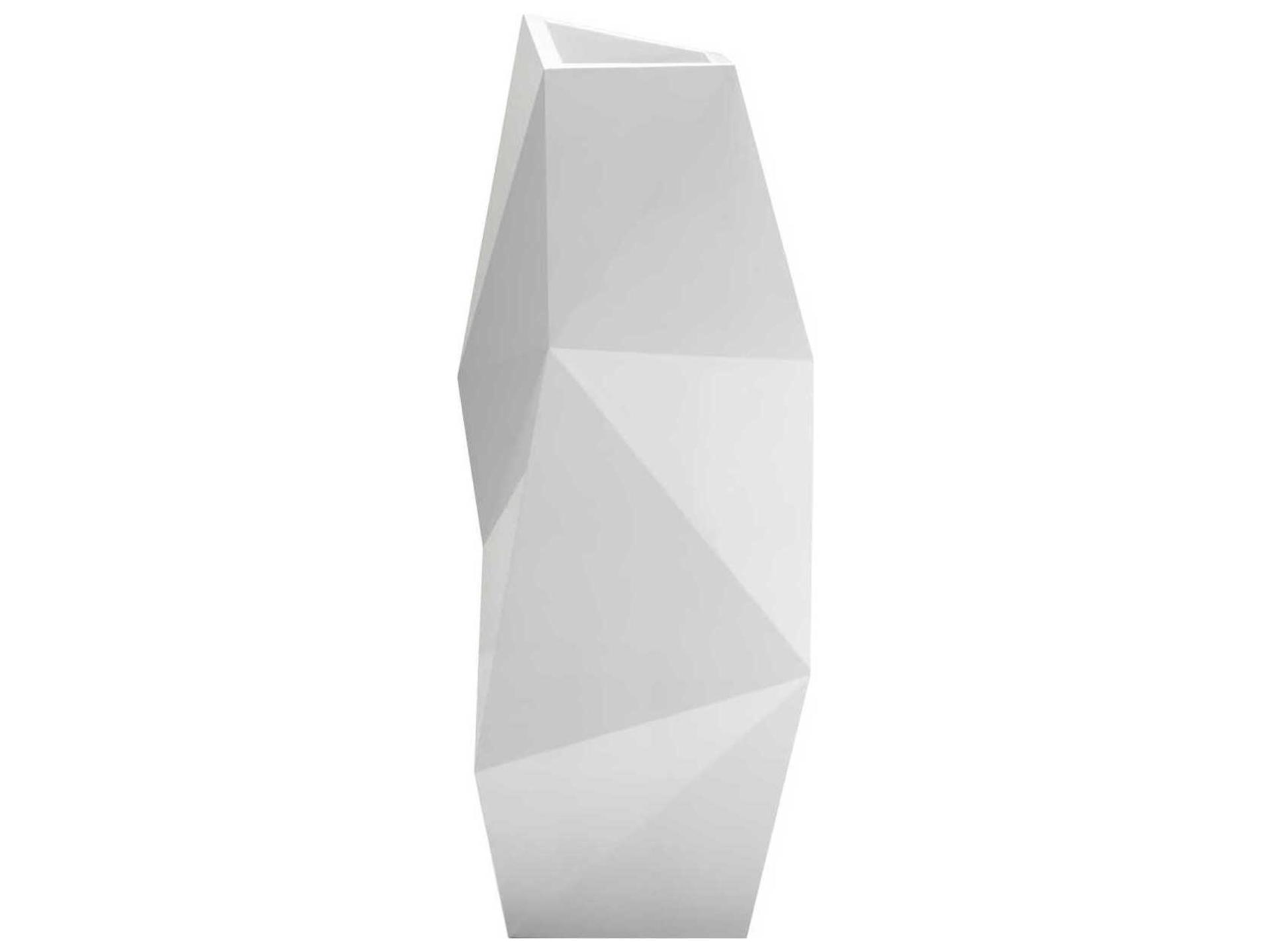 Faz White Matte Planter