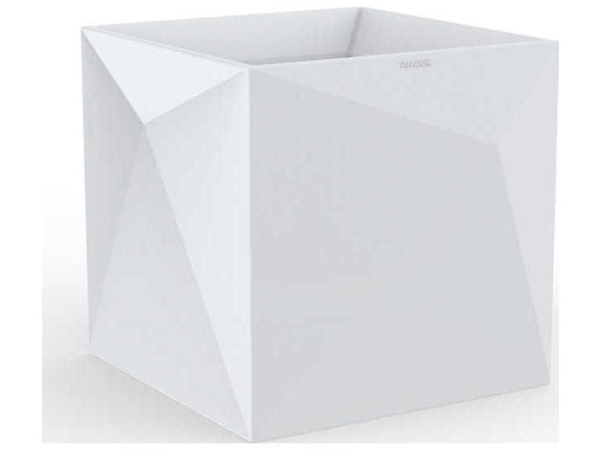 Faz White Matte Planter