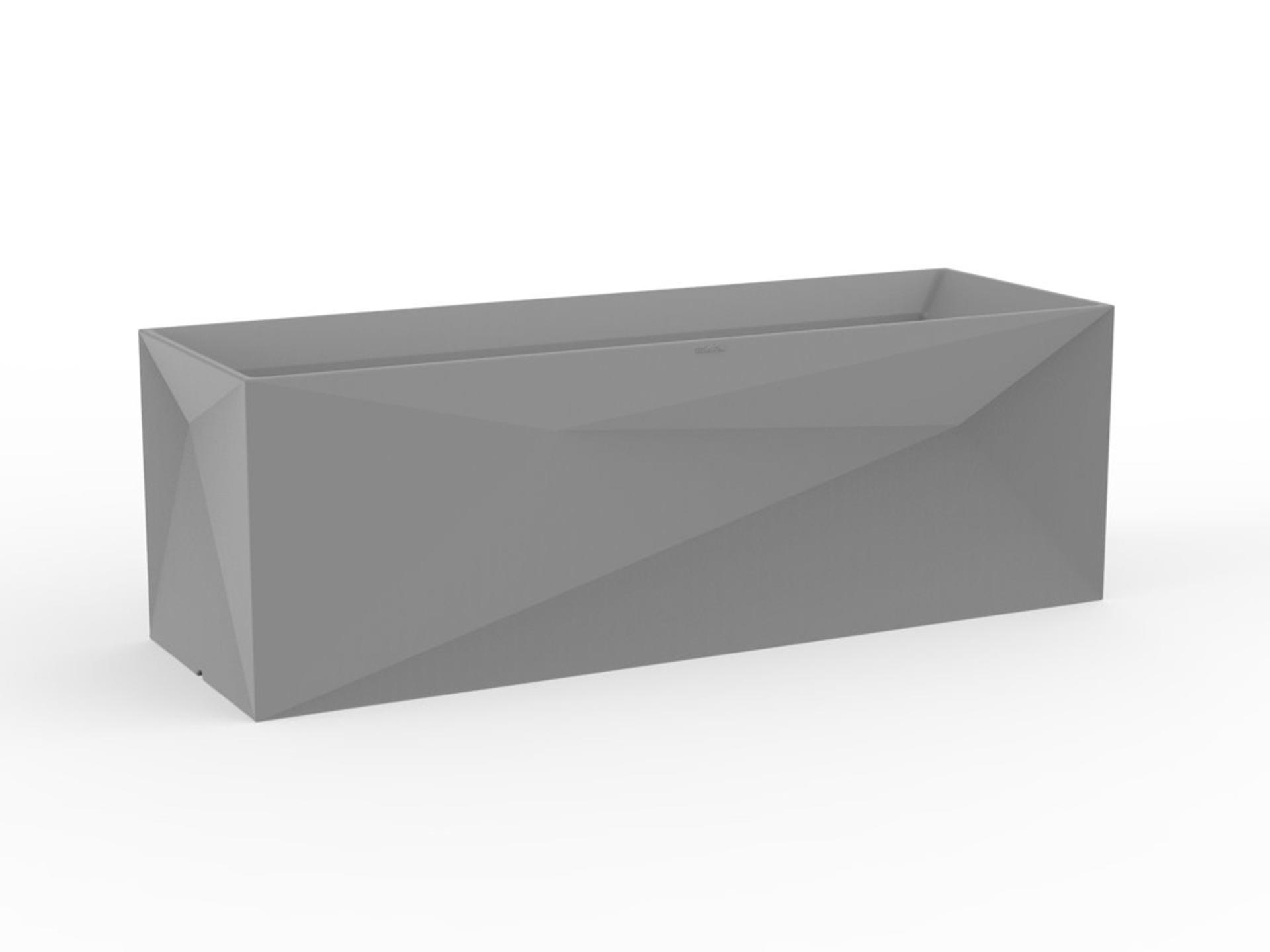 Faz Jardiniere Planter Basic Gray